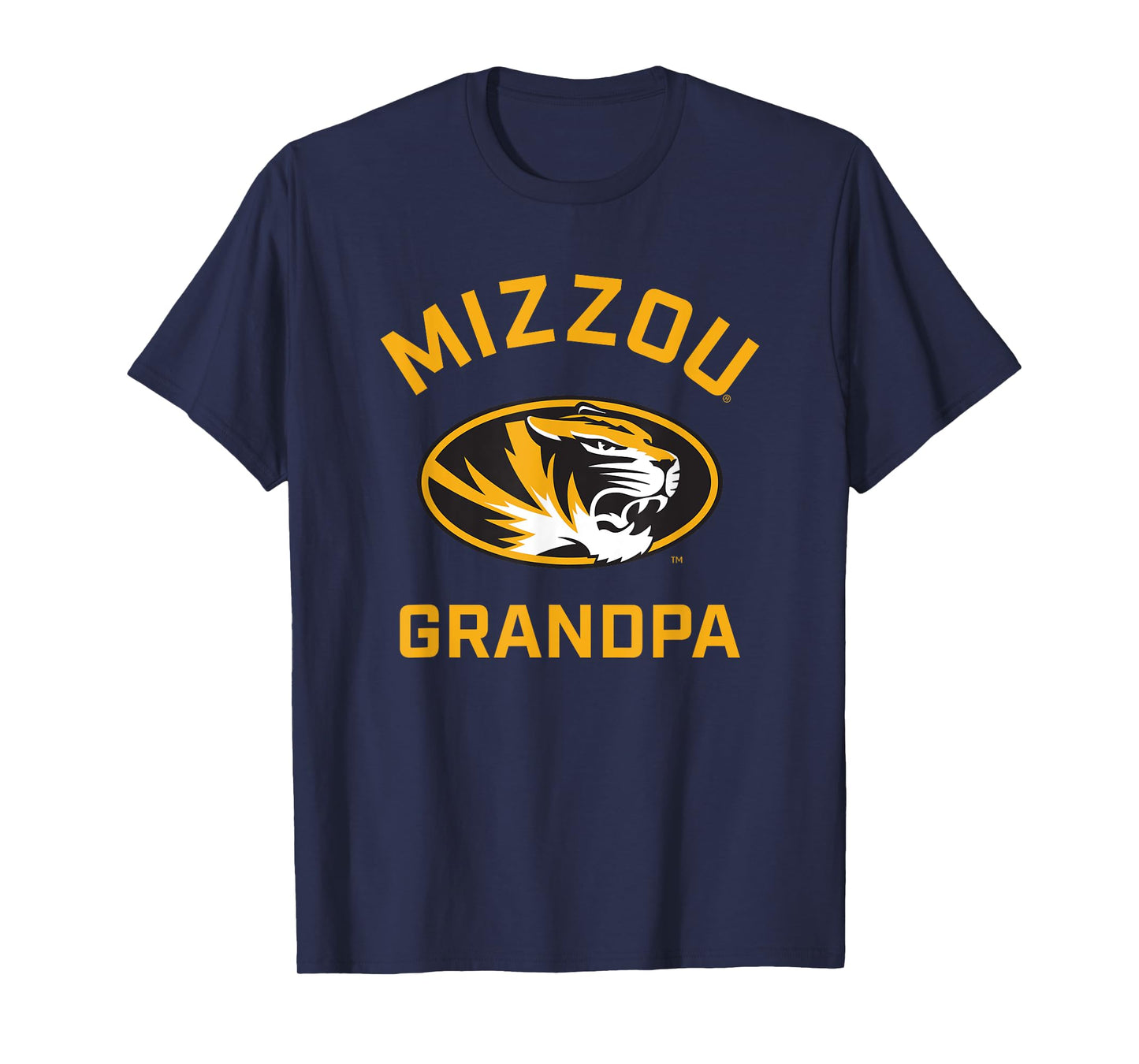 University of Missouri Mizzou Tigers Arched Grandpa T-Shirt