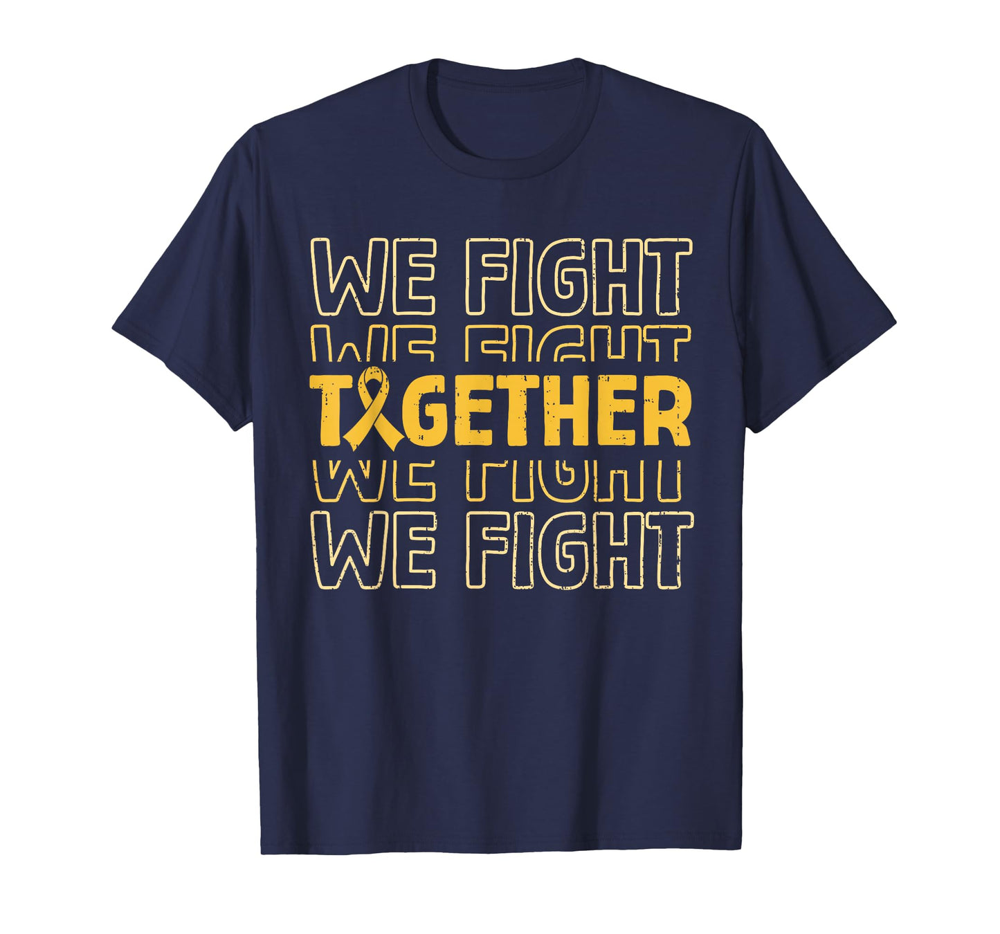 Fight Childhood Cancer Awareness Gold Ribbon Support Squad T-Shirt