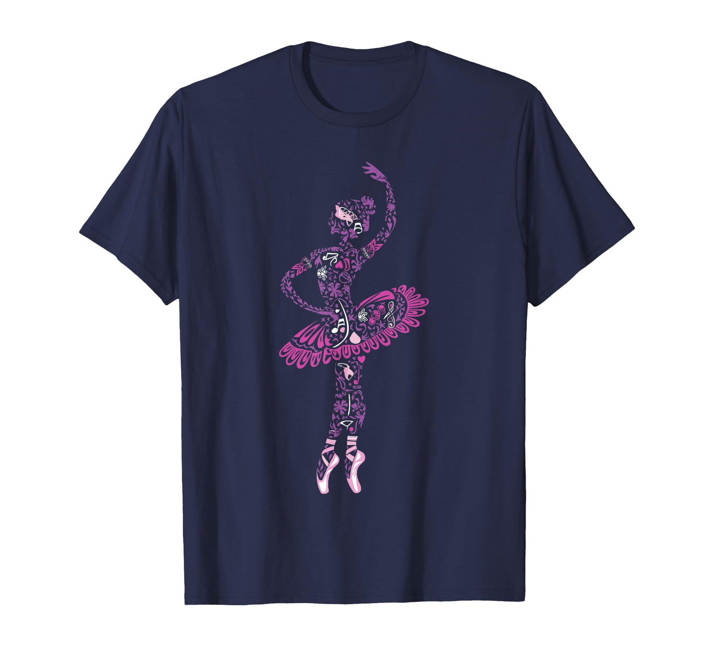 Cool Ballet Art for Women Girls Ballet Dancer Recital Ballet T-Shirt