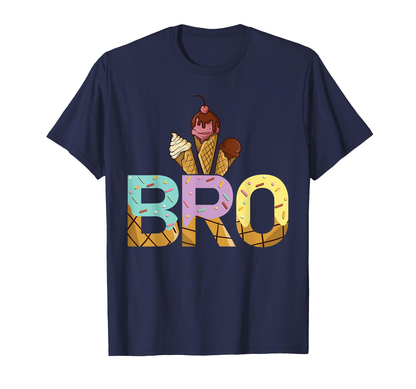 Brother Of The Sweet One Ice Cream 1st First Birthday Family T-Shirt