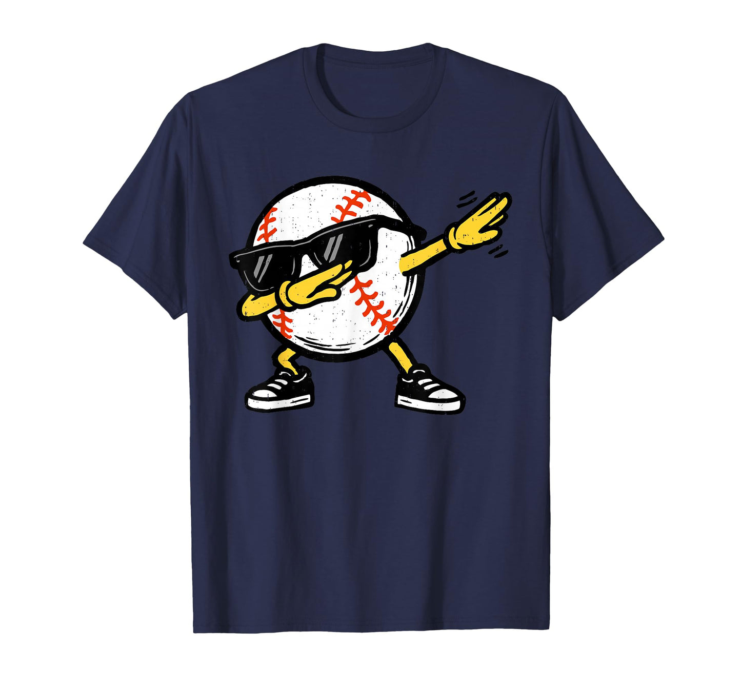 Dabbing Baseball Ball Funny Sport Player Dab Dance T-Shirt