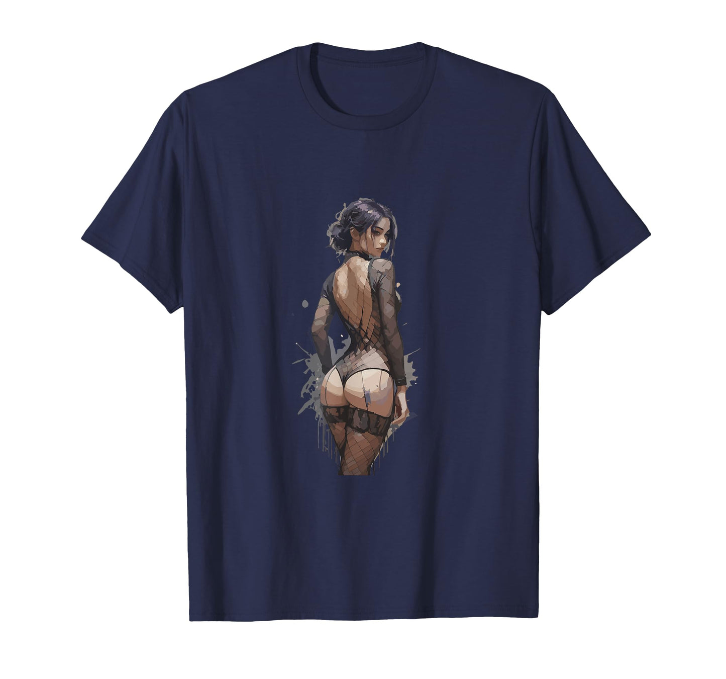 Anime T-Shirt Woman in Lingerie Hoodie Motif Sexy Mobile Phone Cover T-Shirt