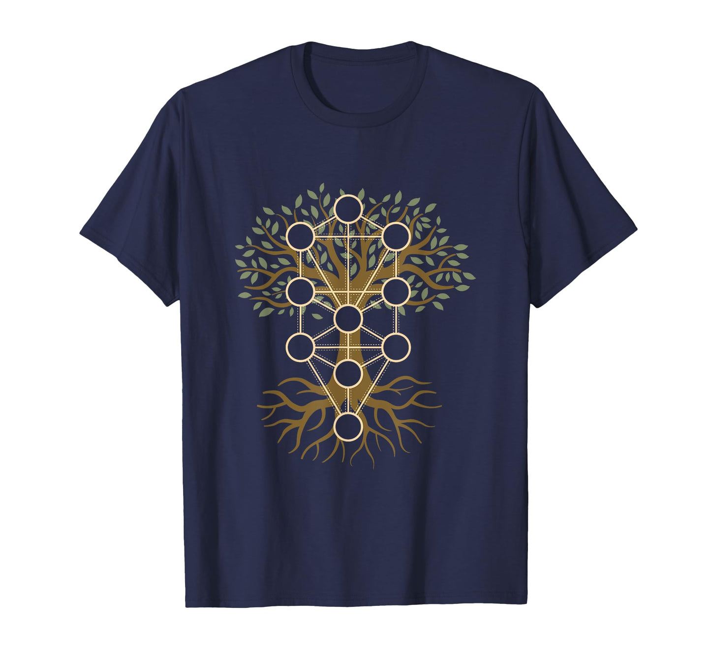 Kabbalah Tree of Life Esoteric Symbol Apparel T-Shirt