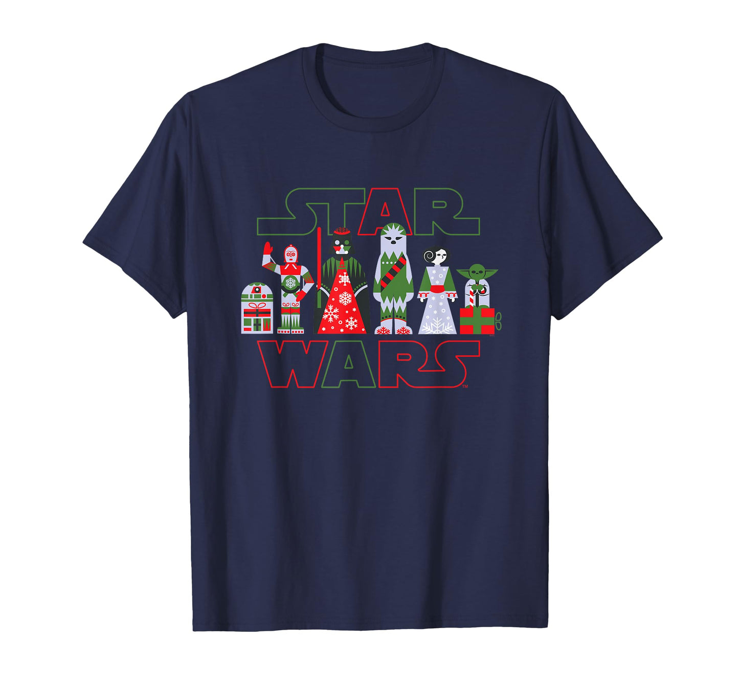 Star Wars Holiday Galactically Festive Christmas Logo T-Shirt