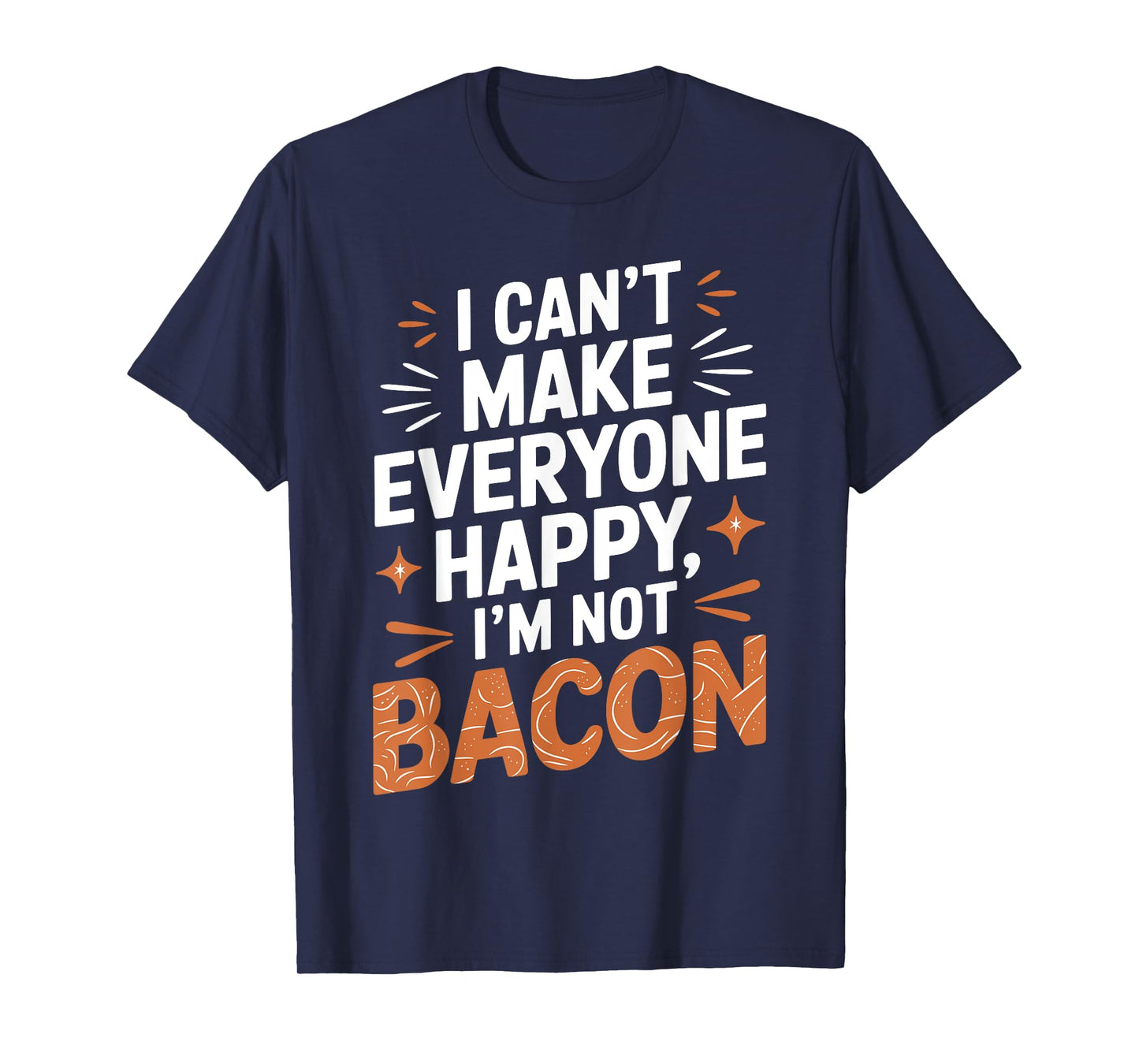 Funny Bacon Design For Men Women Adult Meat Pork Lover Bacon T-Shirt