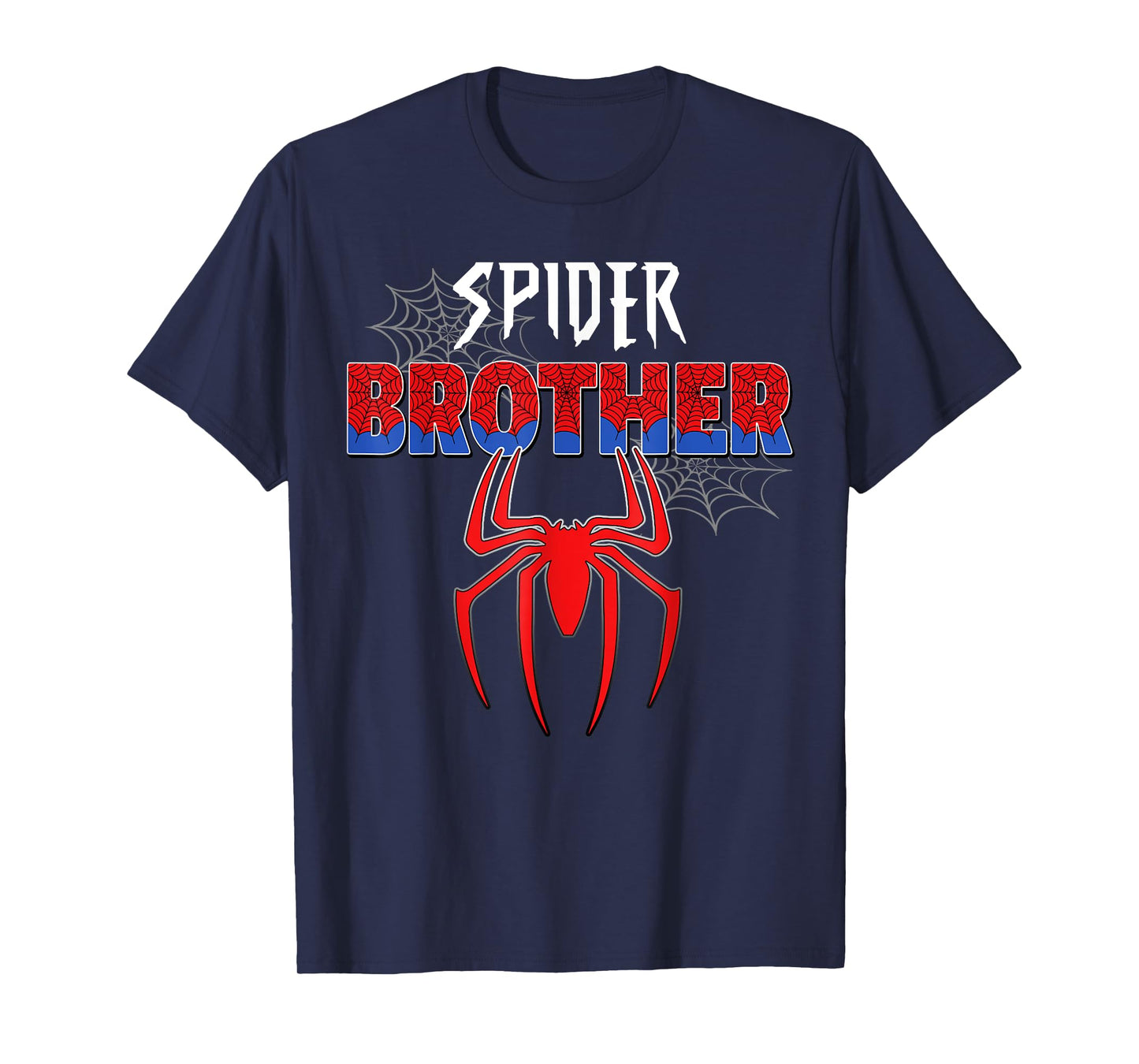 Birthday Party Spider Outfit Spider Brother Kids Boys T-Shirt