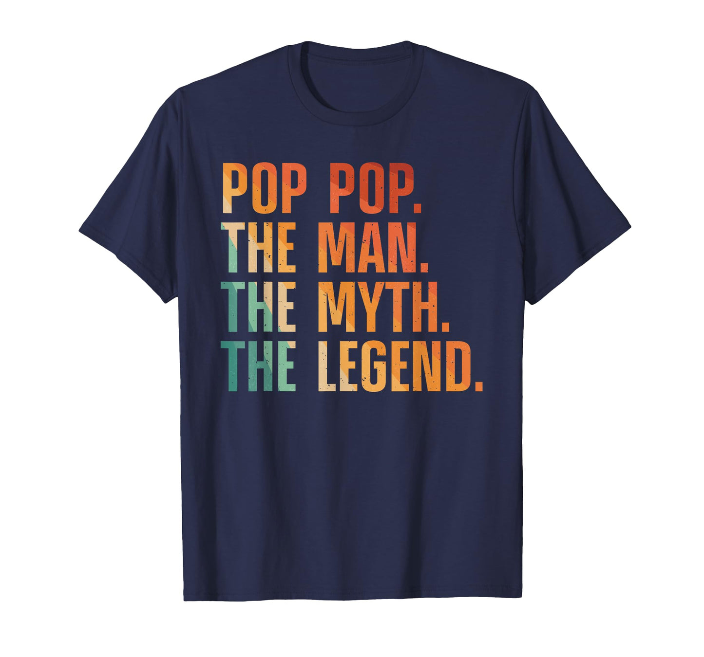 Pop Pop Art For Grandpa Grandfather From Grandkids Pop Pop T-Shirt