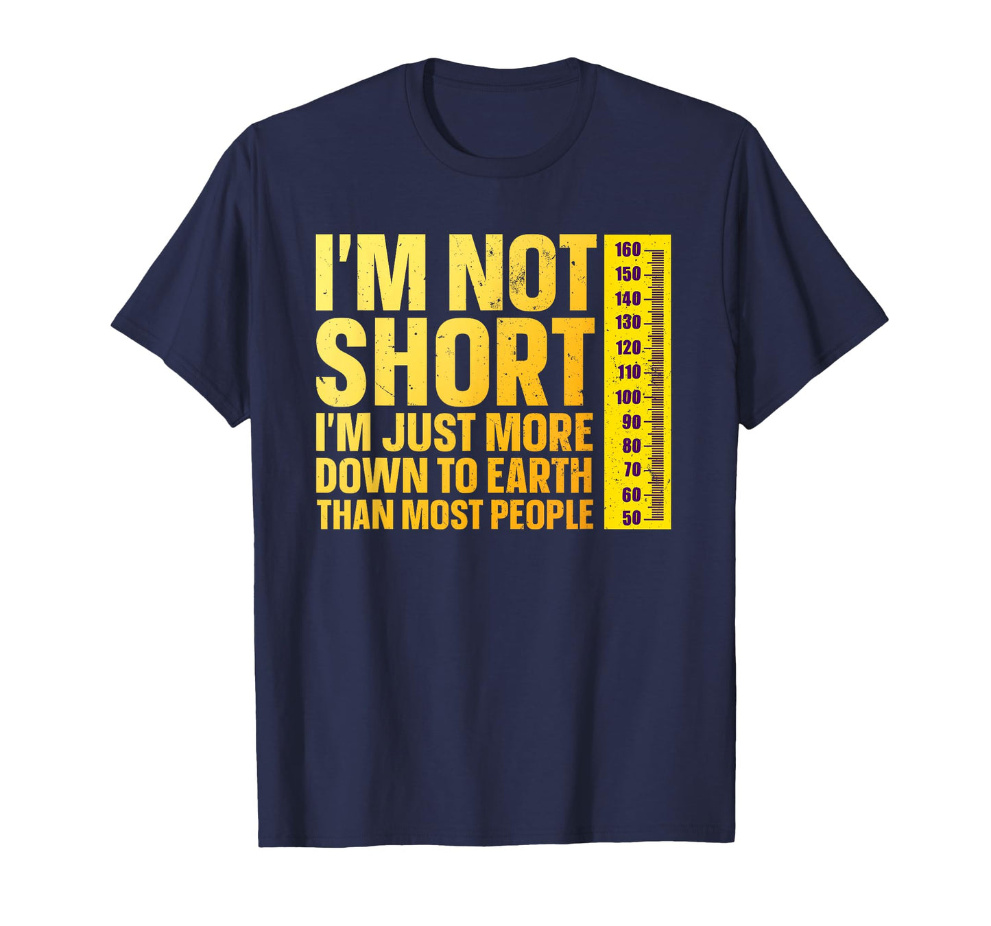 Funny Short People Art for Men Women Short People Short Girl T-Shirt