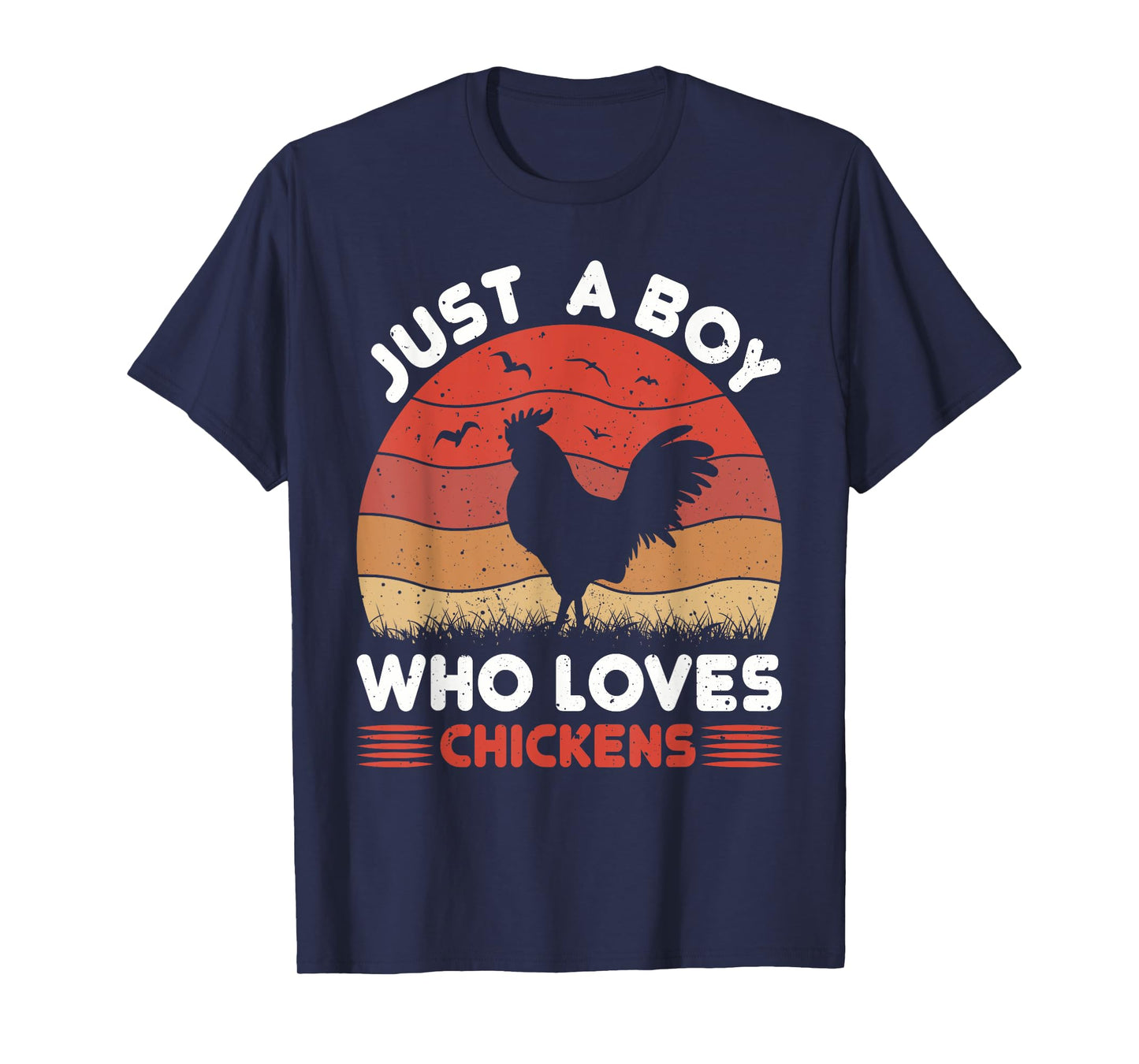 Just A Boy Who Loves Chickens T-Shirt