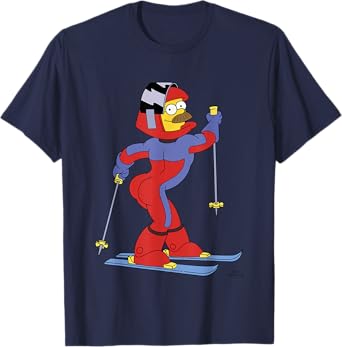 The Simpsons Ned Flanders Comfortable Ski Outfit T-Shirt