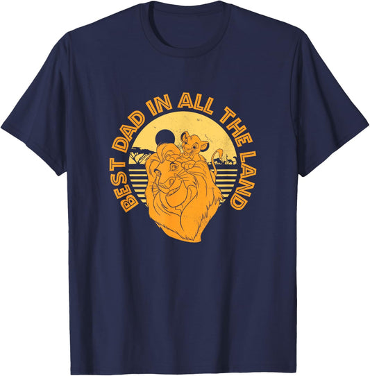 Disney The Lion King Father's Day Best Dad In All The Land T-Shirt