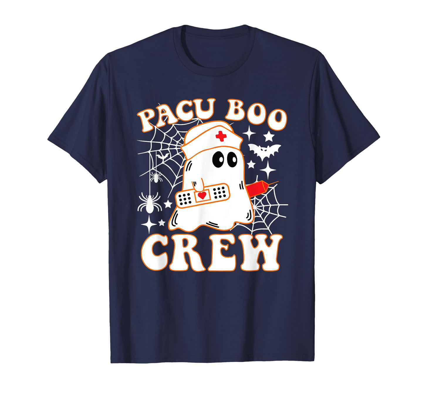 PACU Boo Crew Nurse Funny Ghost Halloween Costume T-Shirt