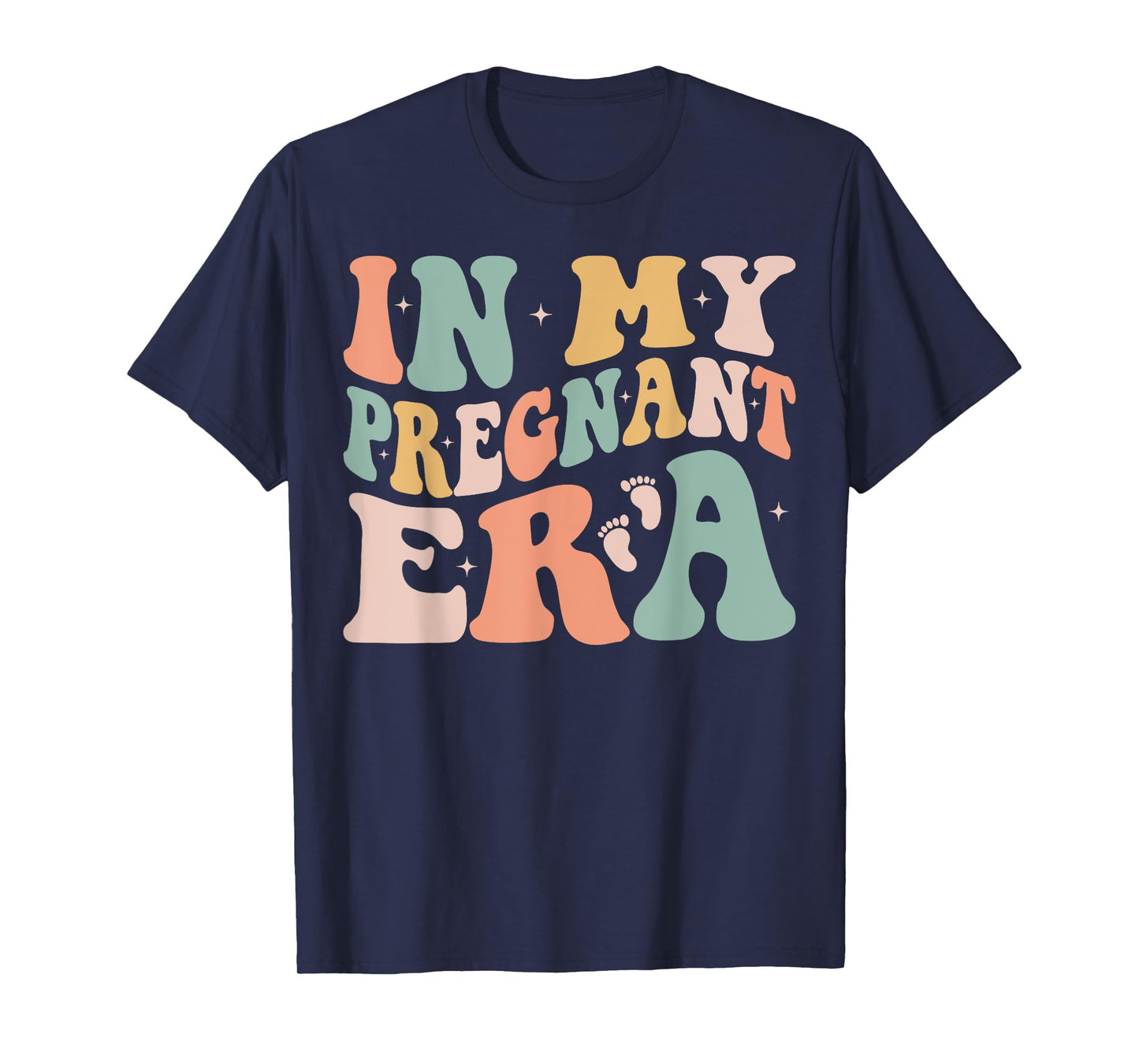 In My Pregnant Era Funny Pregnancy Announcement Pregnant T-Shirt
