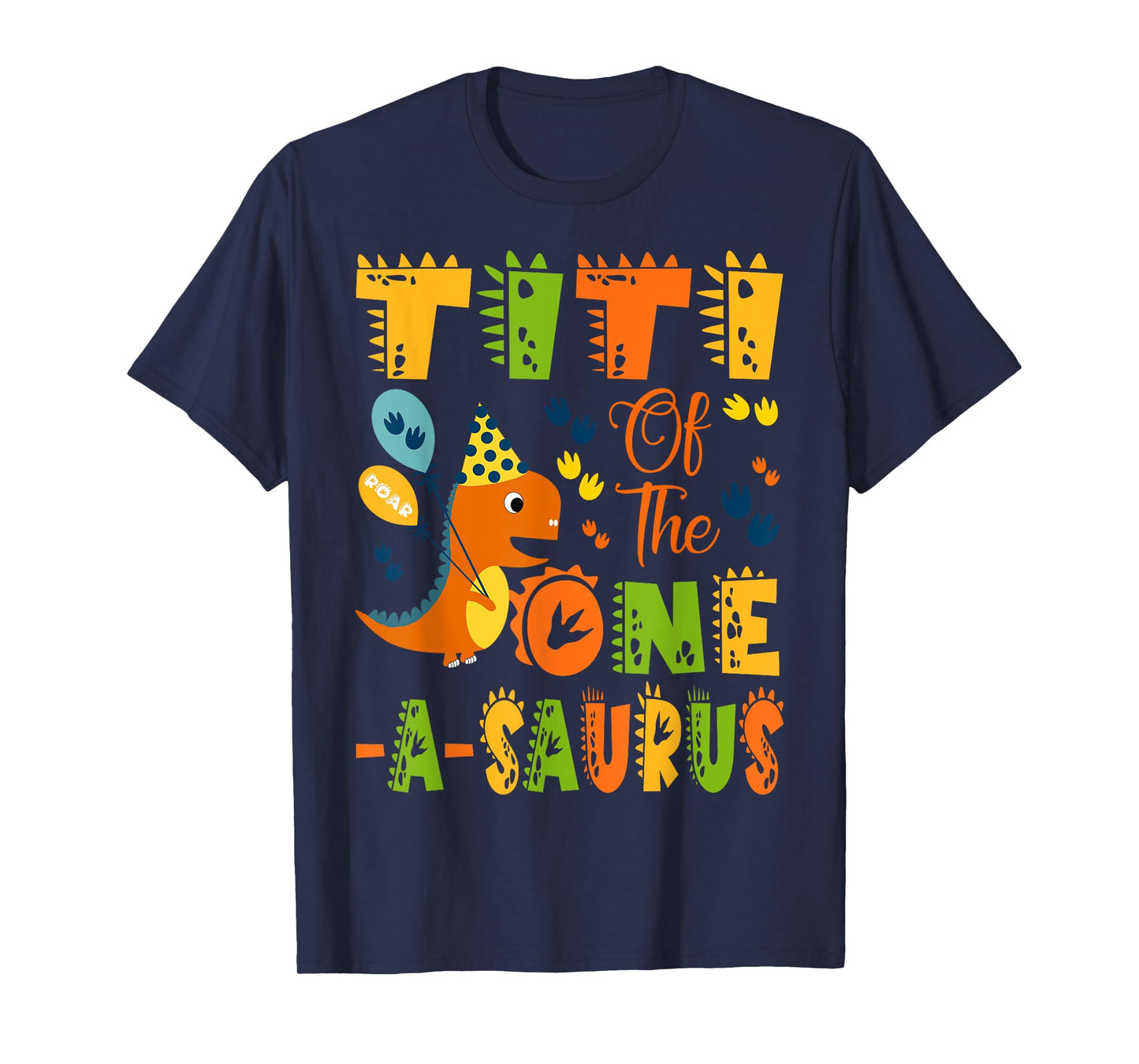 Titi of The One-A-Saurus 1St Birthday Dinosaur Party T-Shirt