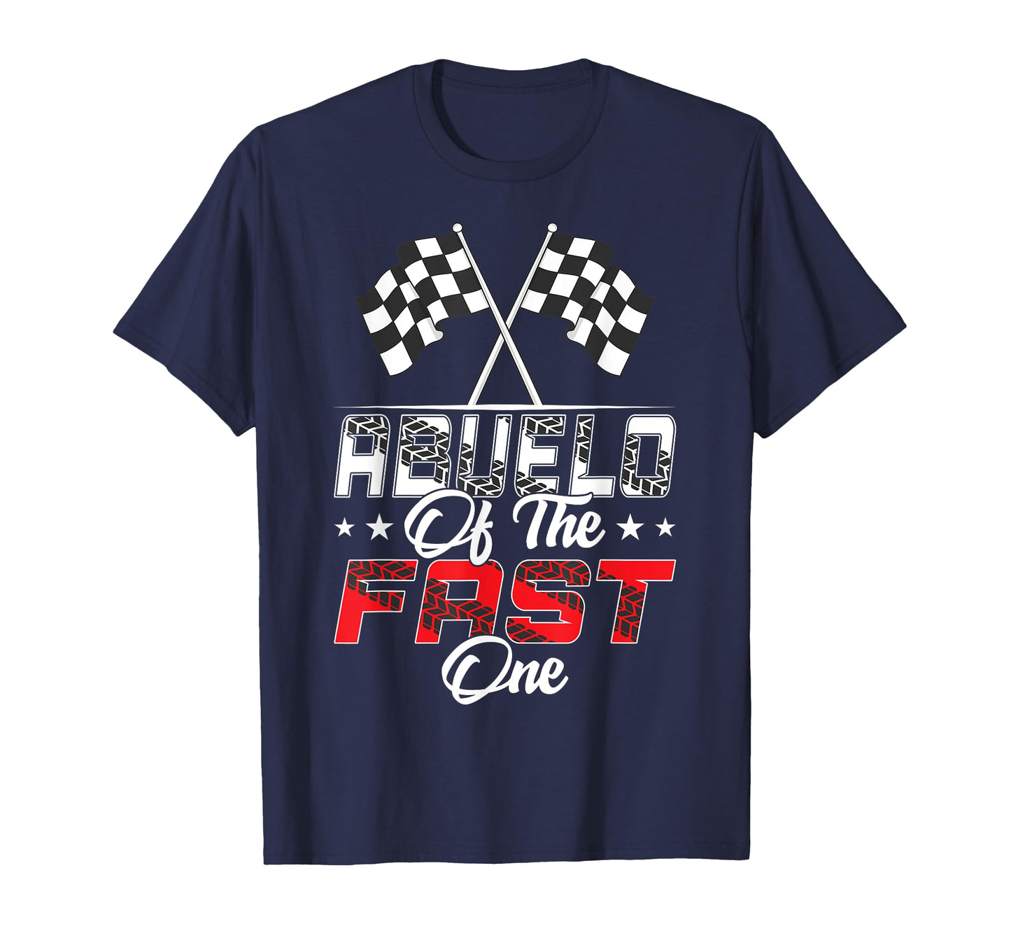 Abuelo Of The Fast One First Birthday Racing Car Family T-Shirt