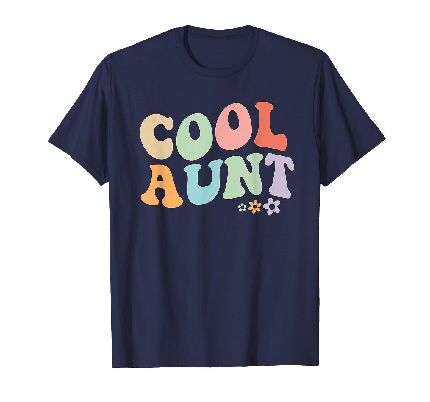 Cool Aunt vintage floral design to auntie from niece T-Shirt