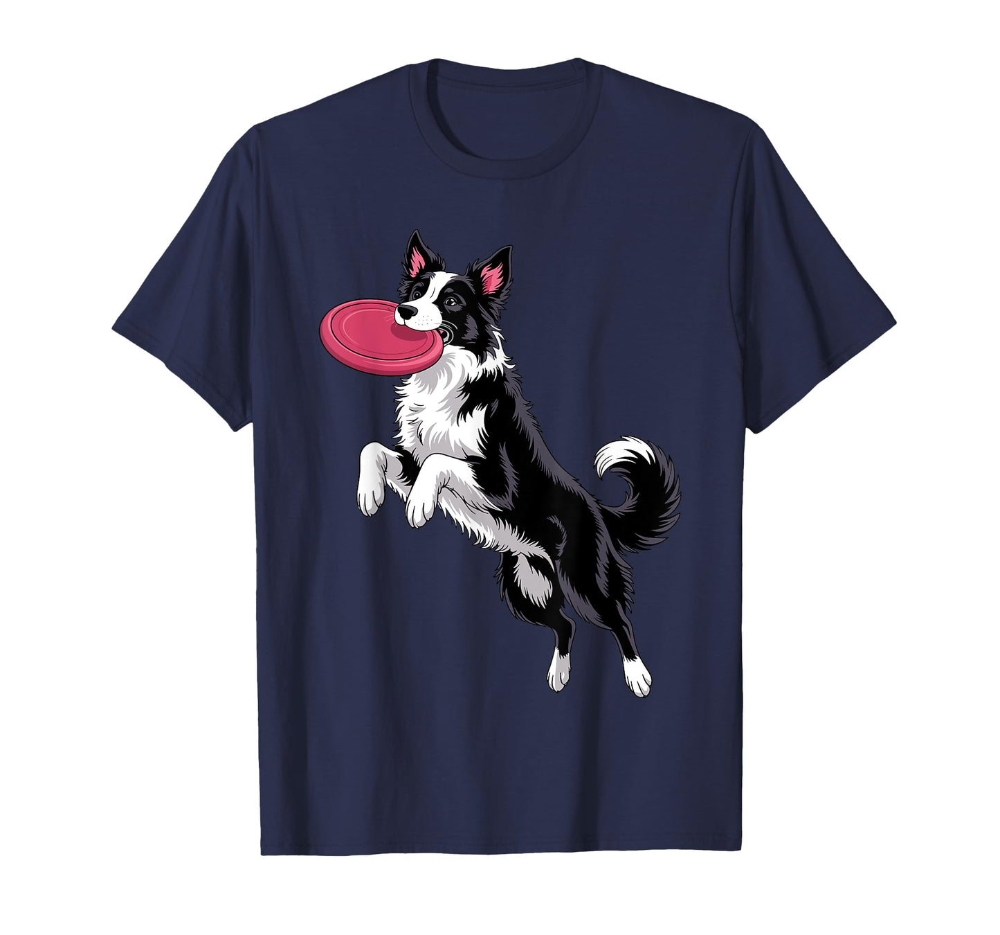 Border Collie Art For Men Women Kids Border Collie Lover T-Shirt