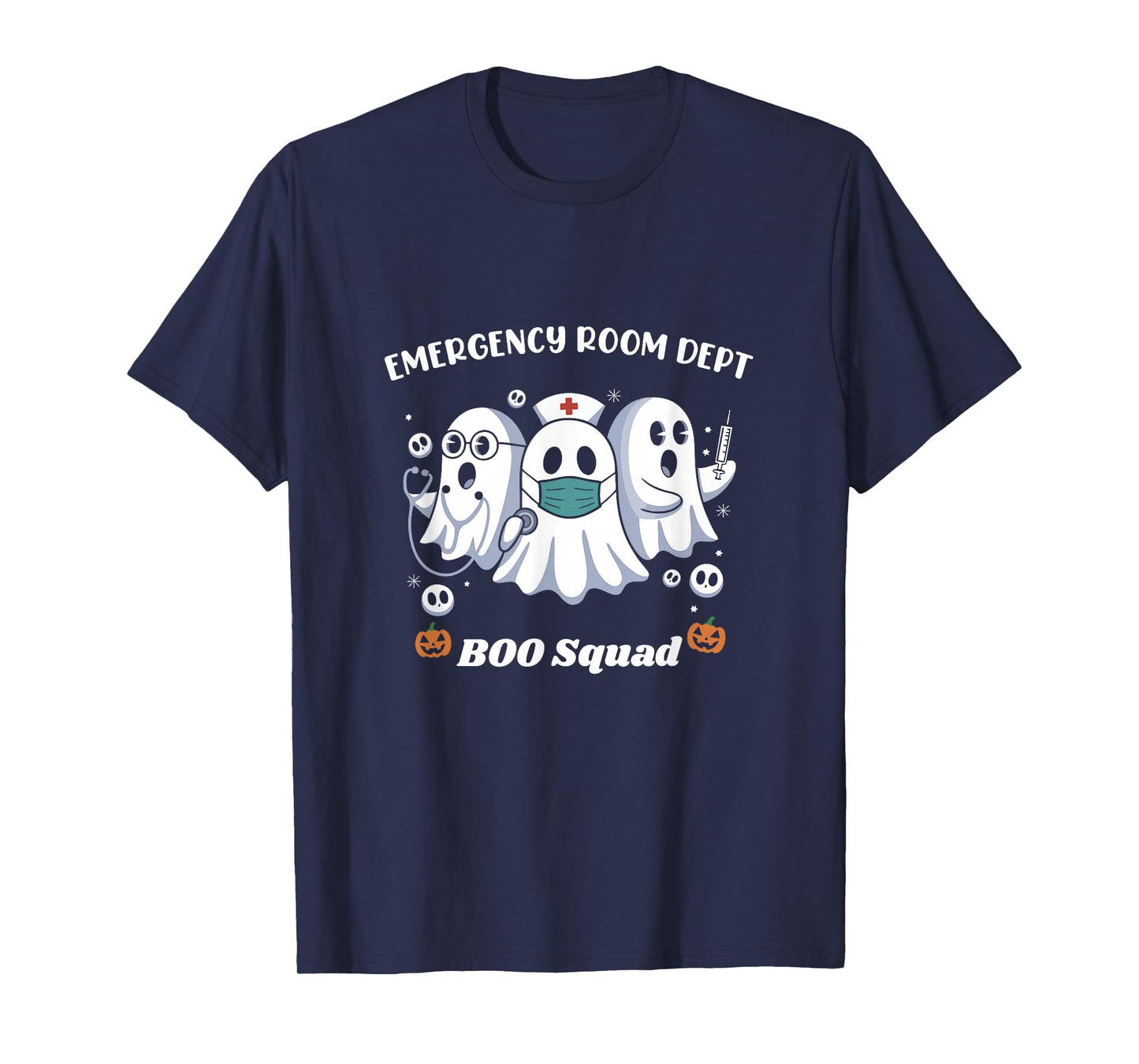Emergency Room Department ER Dept Halloween Crew Boo Squad T-Shirt