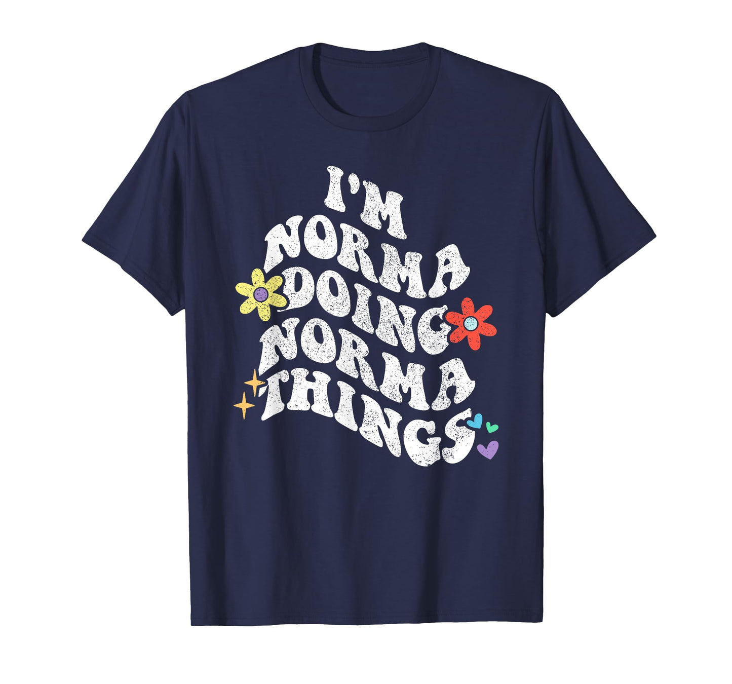 Retro Groovy Im NORMA Doing NORMA Things Funny Mother's Day T-Shirt