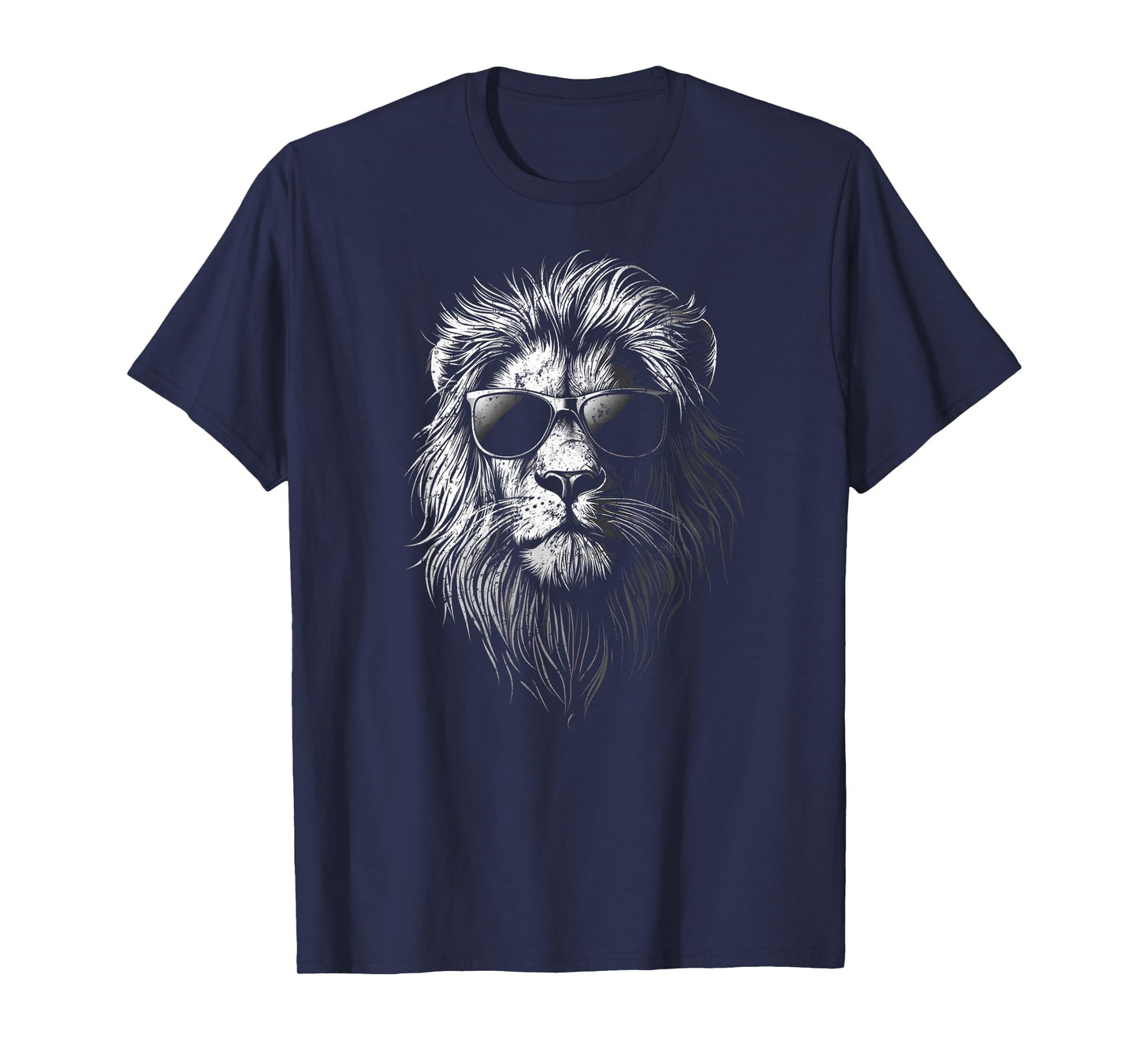 Lion Wearing Sunglasses – Fun Graphic Tee for All Ages T-Shirt
