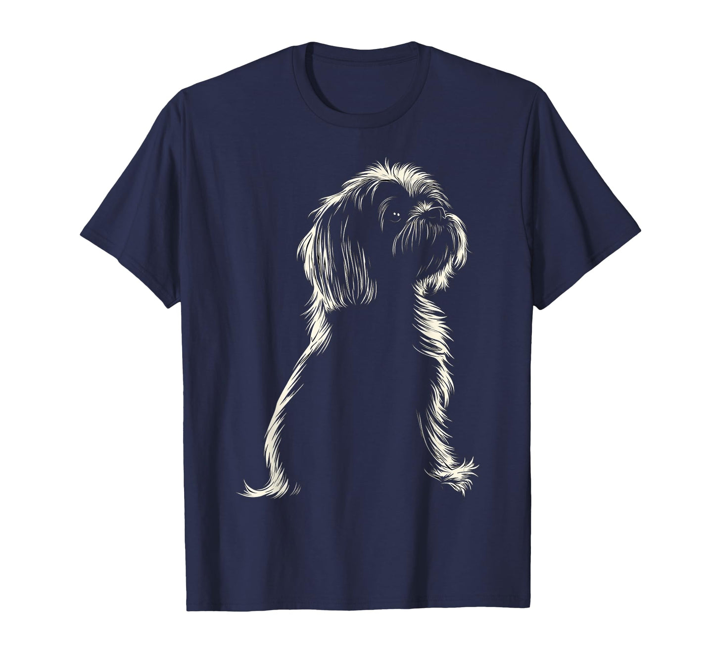 Lhasa Apso Dog Motif Pet Artwork Lhasa Apso Men Women Kids T-Shirt