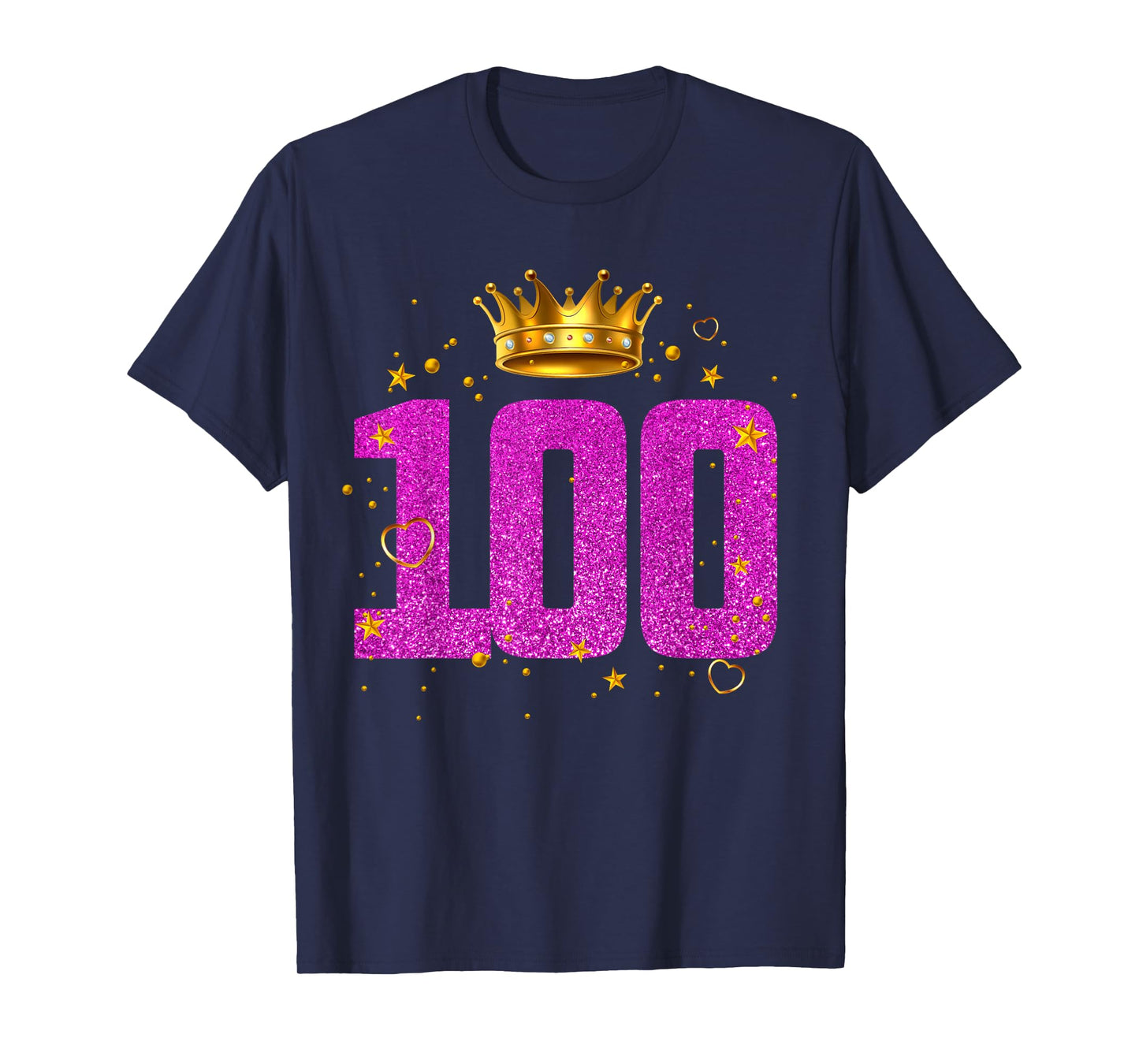 100 Year Old Birthday Crown 100th B-Day Crew Party Friends T-Shirt
