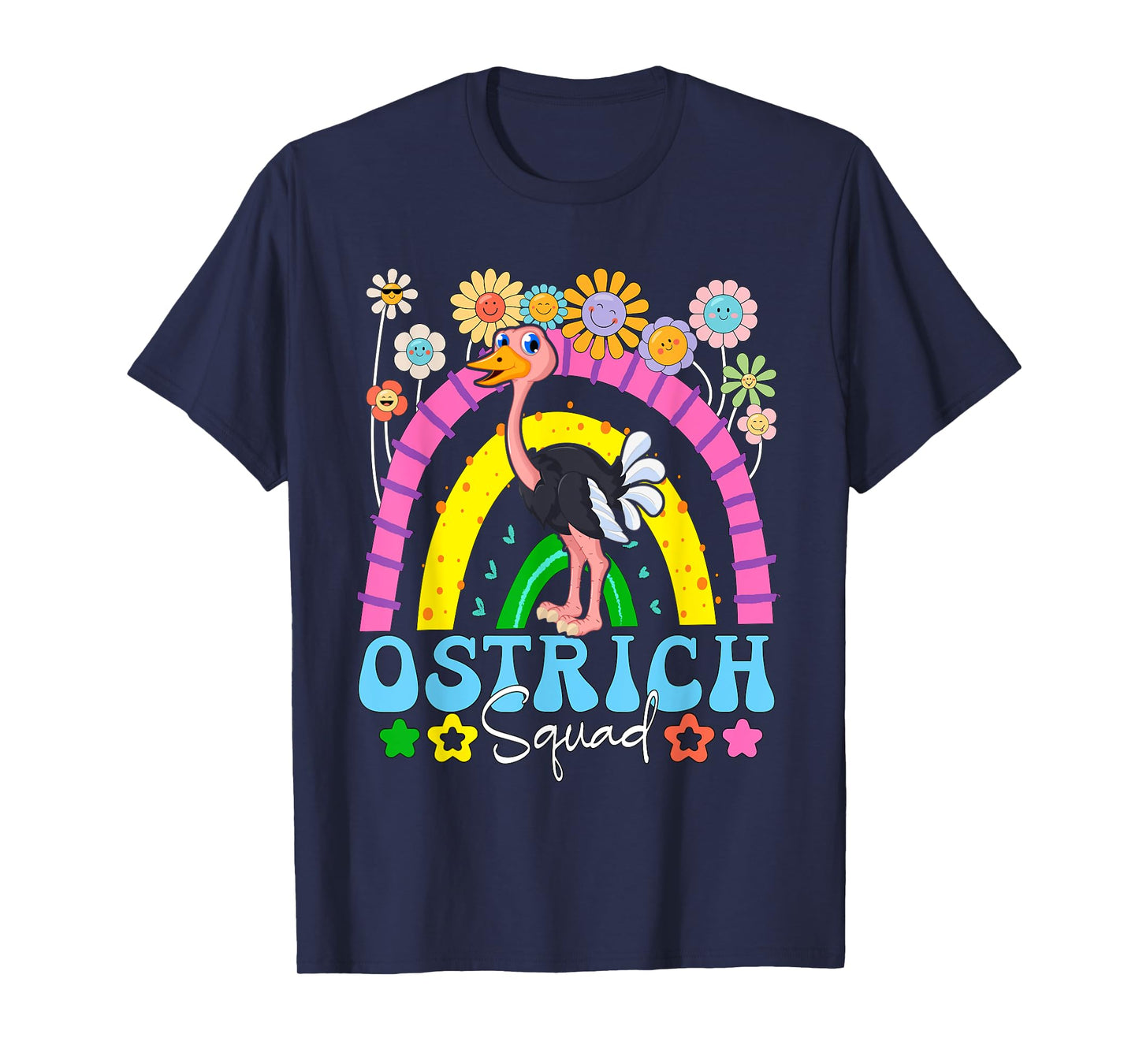 Ostrich Costume Squad Matching Animal Lover Kids Toddler T-Shirt