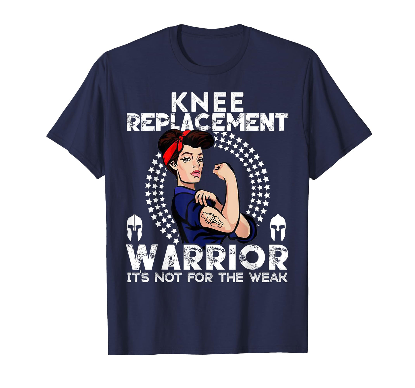 Knee Replacement women Tshirt Warrior Awareness Gift T-Shirt