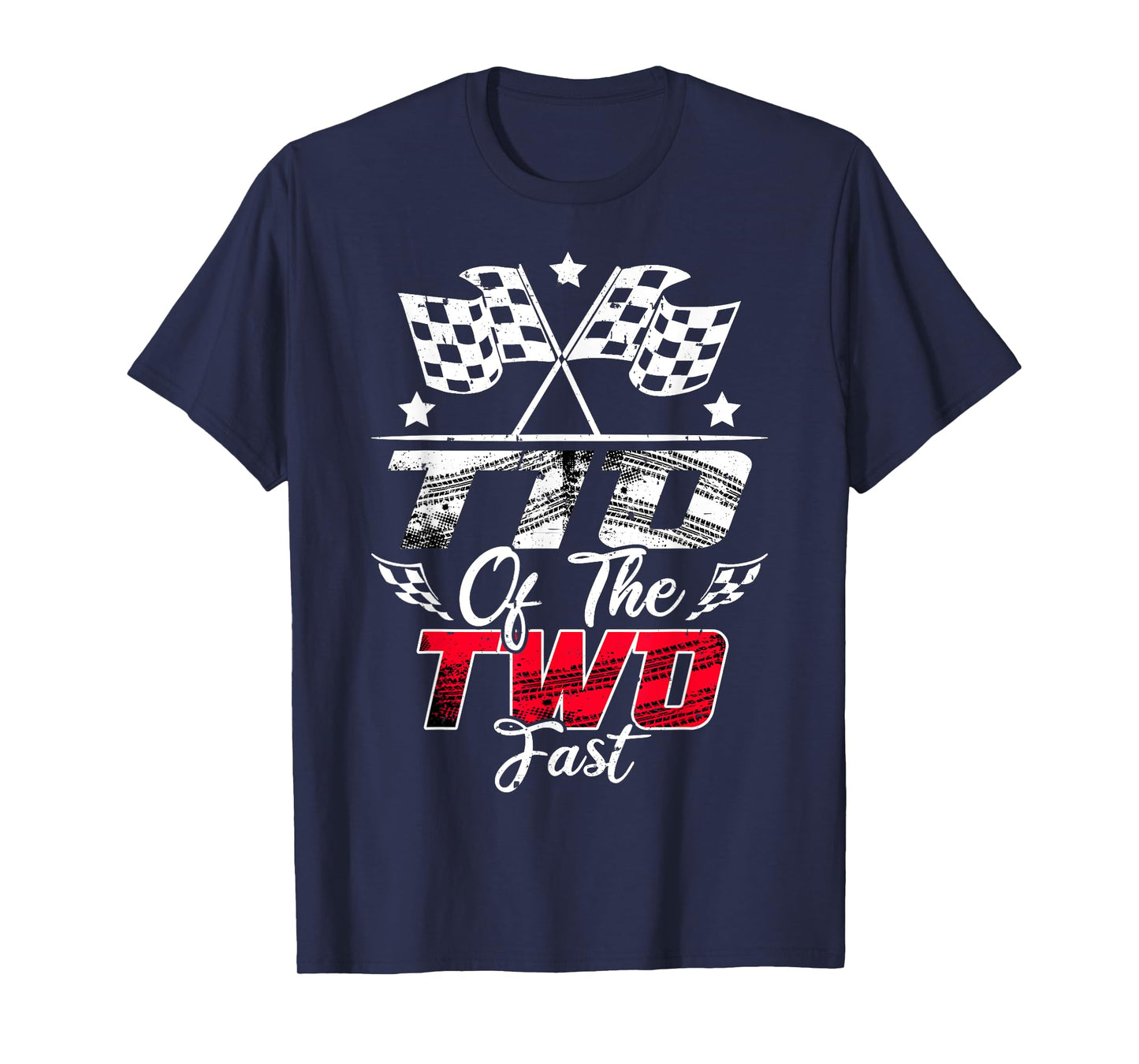 Tio Of The Two Fast Second Birthday Racing Car Family T-Shirt