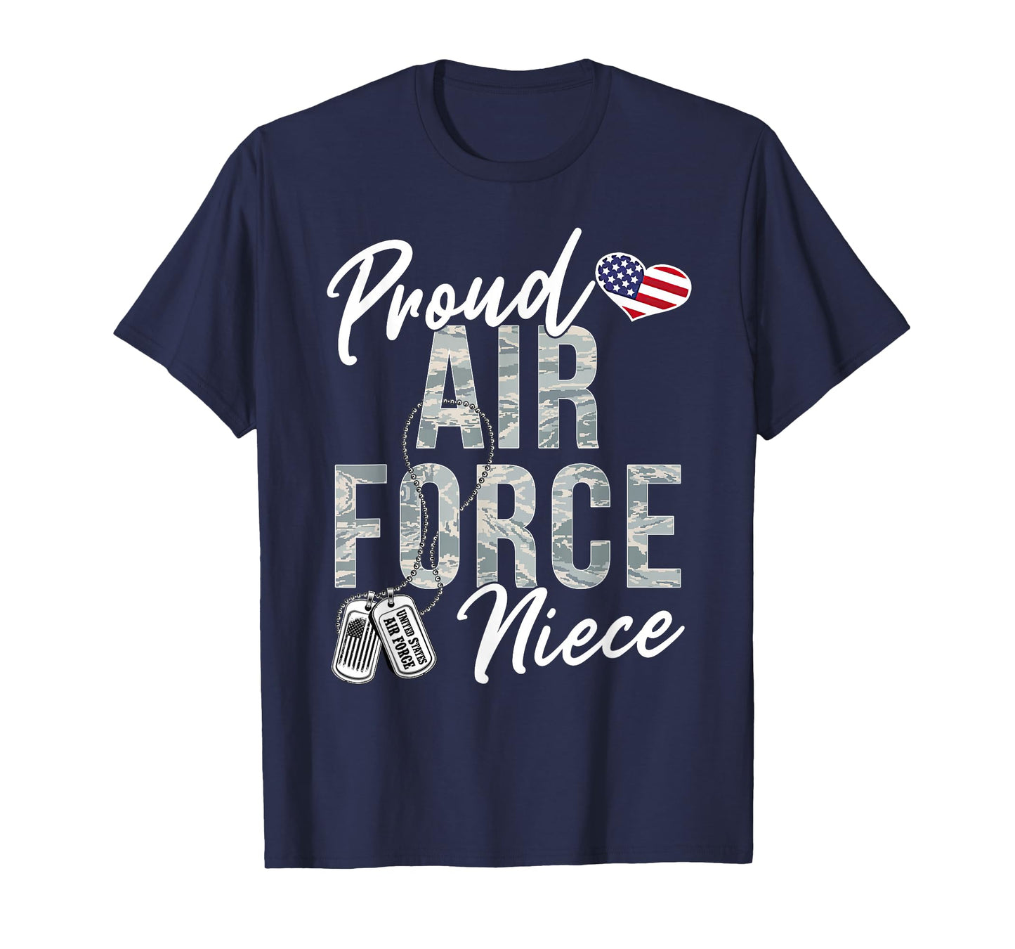 Proud Air Force Niece US Air Force Graduation Niece Tee T-Shirt