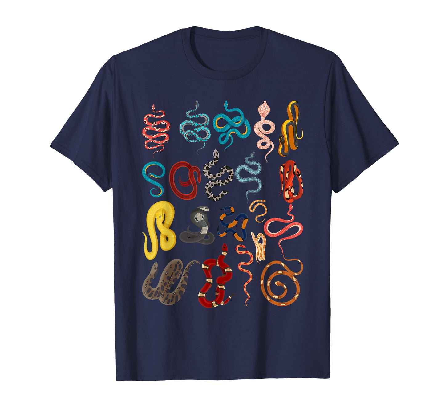 Types Of Snakes Educational Herpetologist Kids Boys Girls T-Shirt