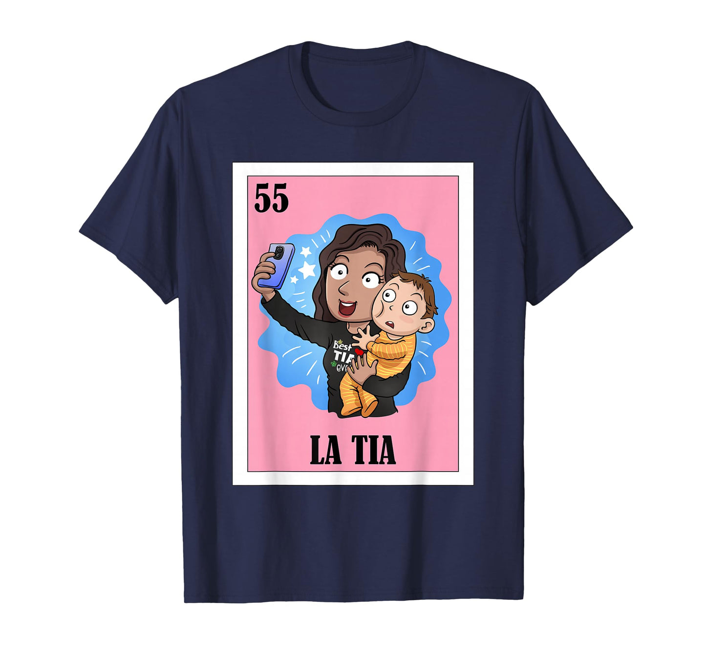 Funny Mexican Design for Aunt - La Tia T-Shirt
