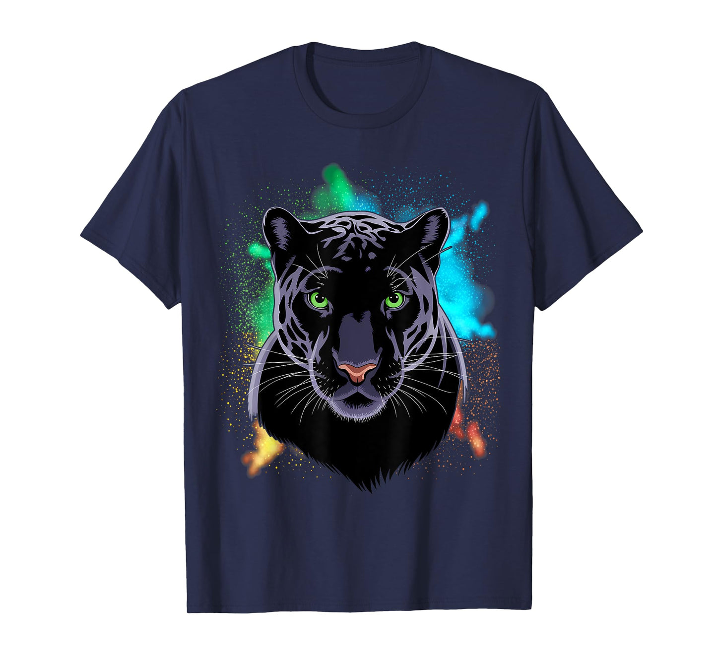Panther with Beautiful Green Eyes Black Panthers T-Shirt