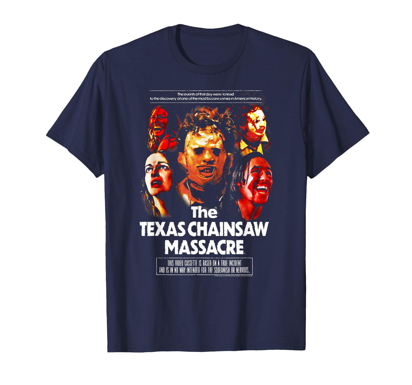 The Texas Chainsaw Massacre Horror Movie Poster T-Shirt