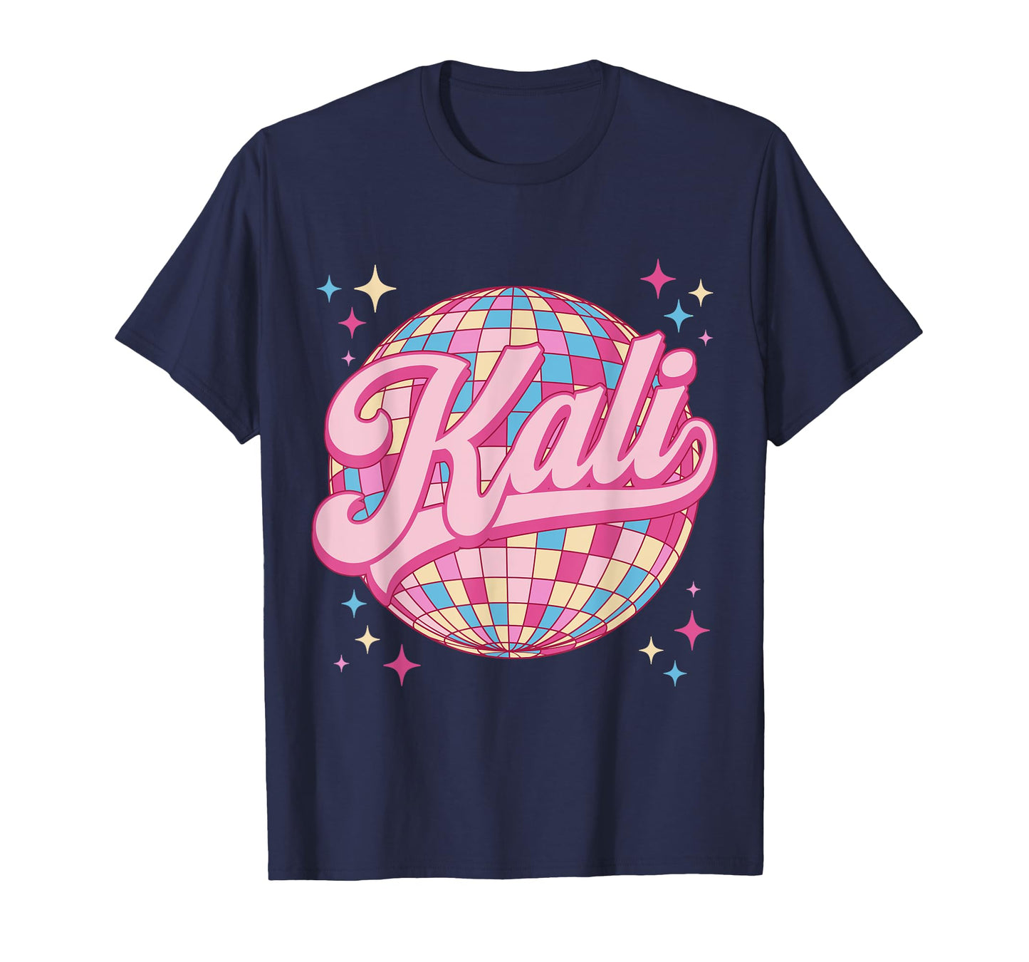 Kali Name Personalized I Love Kali Retro 70s 80s T-Shirt