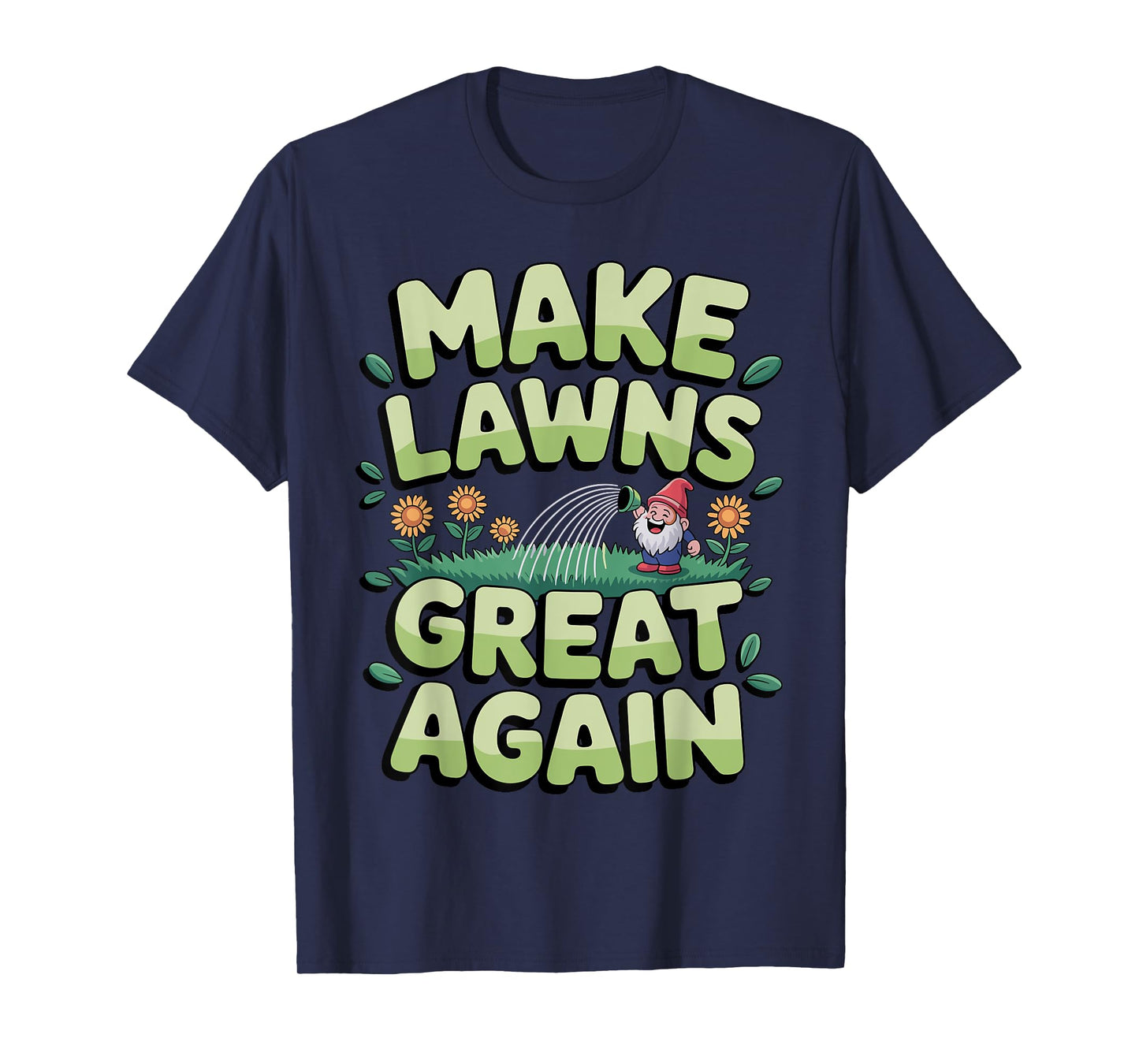 Lawn Mower Novelty for Men Women Kids Landscaper Lawn Mowing T-Shirt
