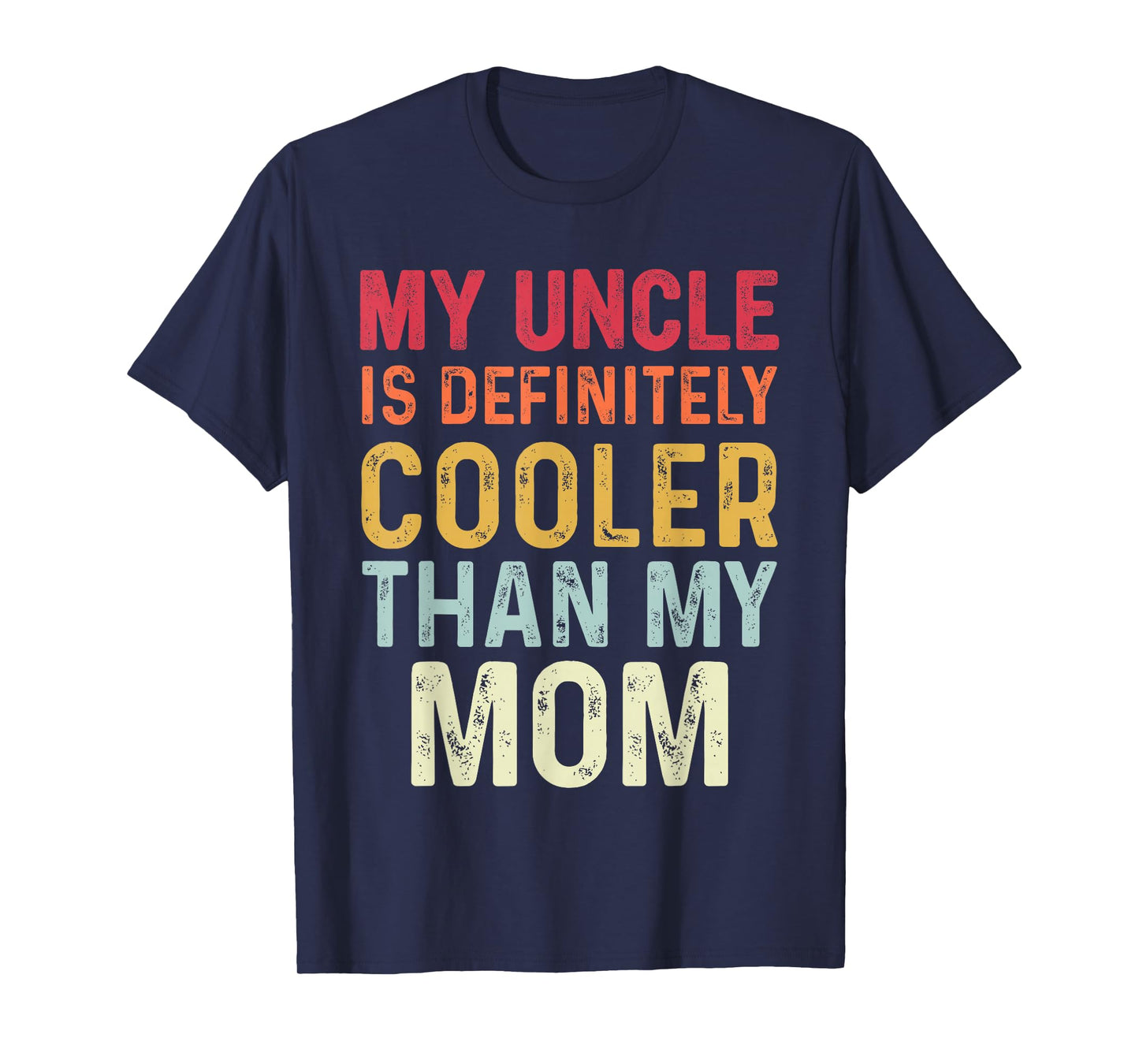 I Love My Uncle Vintage Tee Kids Uncle Niece Nephew Funny T-Shirt Black S