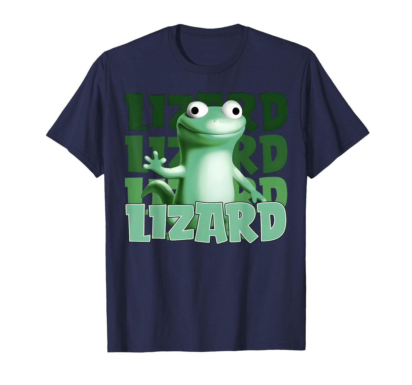 Funny Weirdcore Animal Women Men Lizard Lizard Lizard Meme T-Shirt