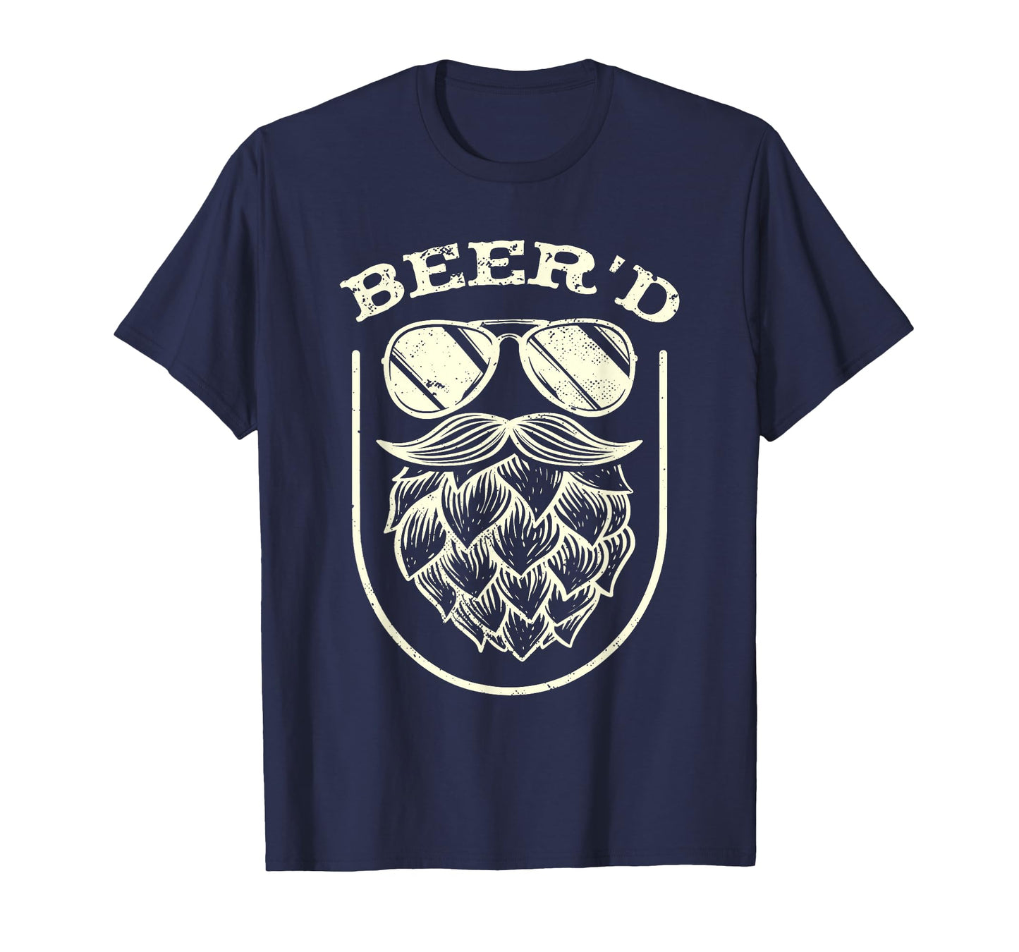 Funny Beer'd | Beard Beer Hops | Craft Beer Drinker T-Shirt