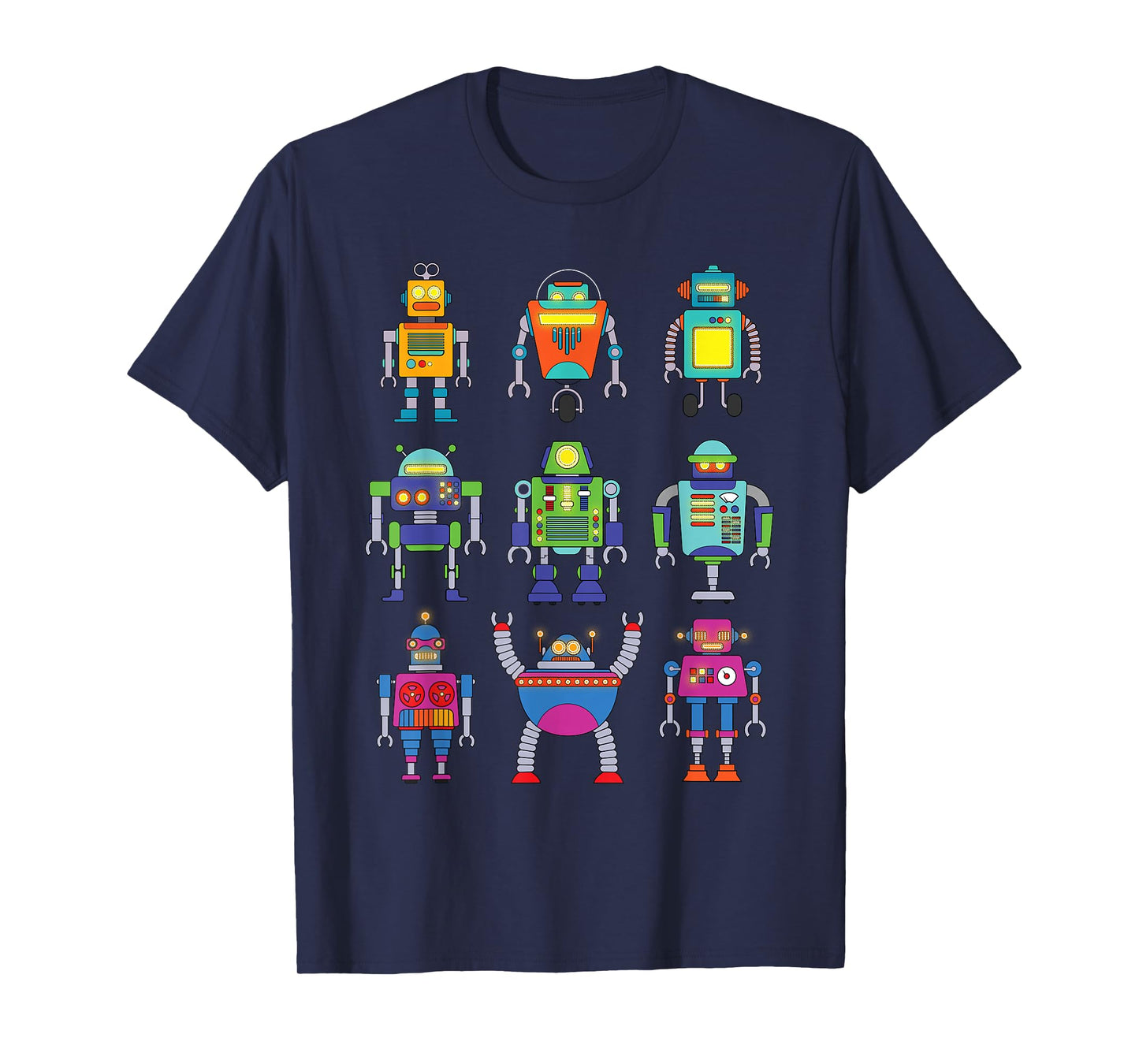 Robot Art For Boys Kids Toddler Science Robotics Engineer T-Shirt