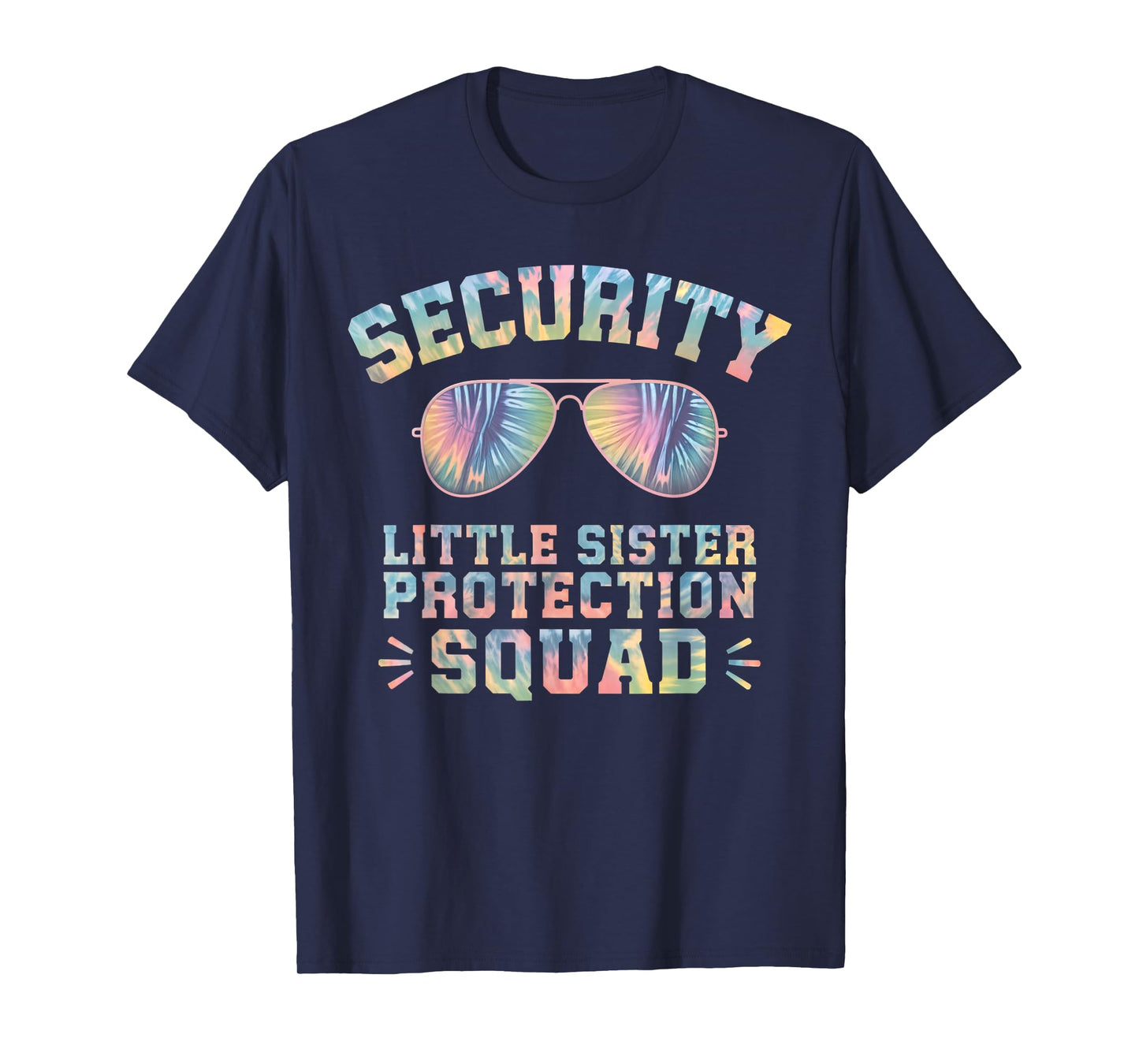 Security Little Sister Protection Squad Funny Brothers Boys T-Shirt