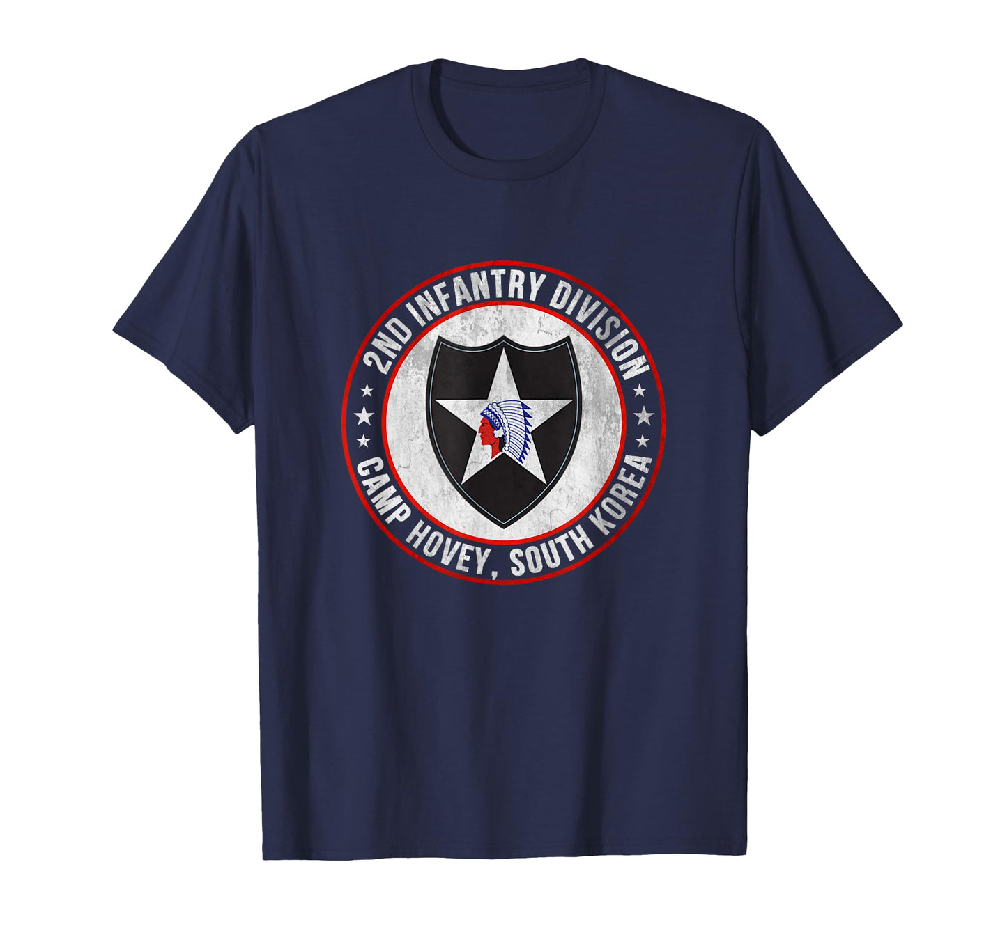 2nd Infantry Division Camp Hovey Korea Veteran Father Day T-Shirt
