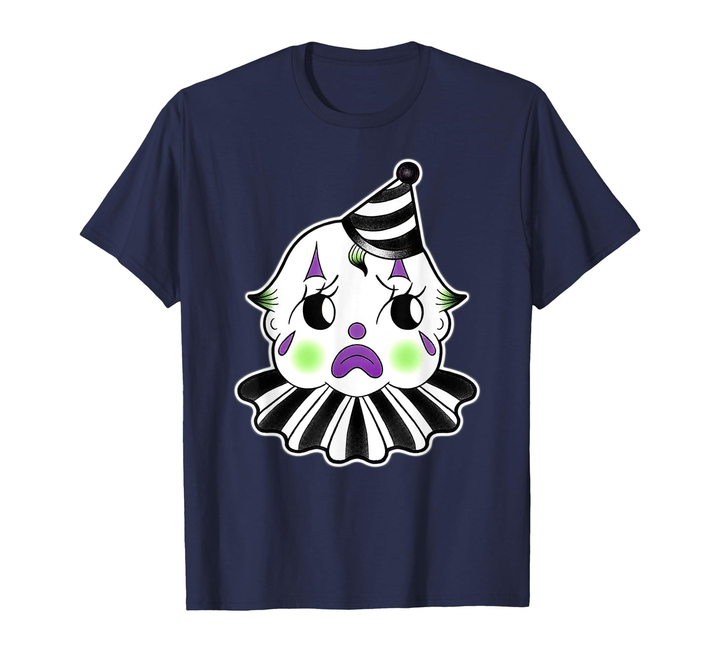 Urban Empyre Kewpie Baby Spooky Clown Sad Doll T-Shirt