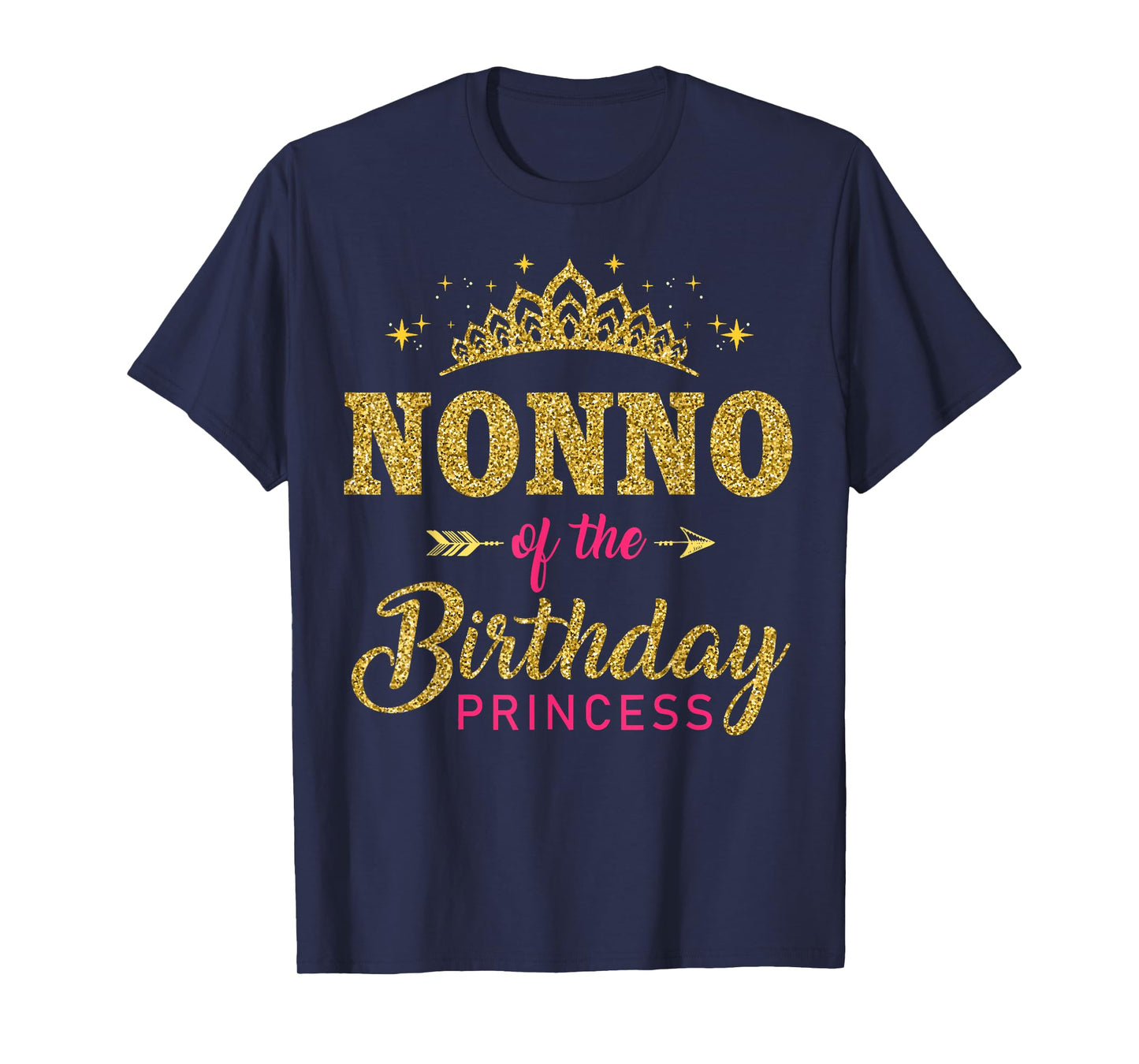 Nonno Of The Birthday Princess Girls Bday Party T-Shirt