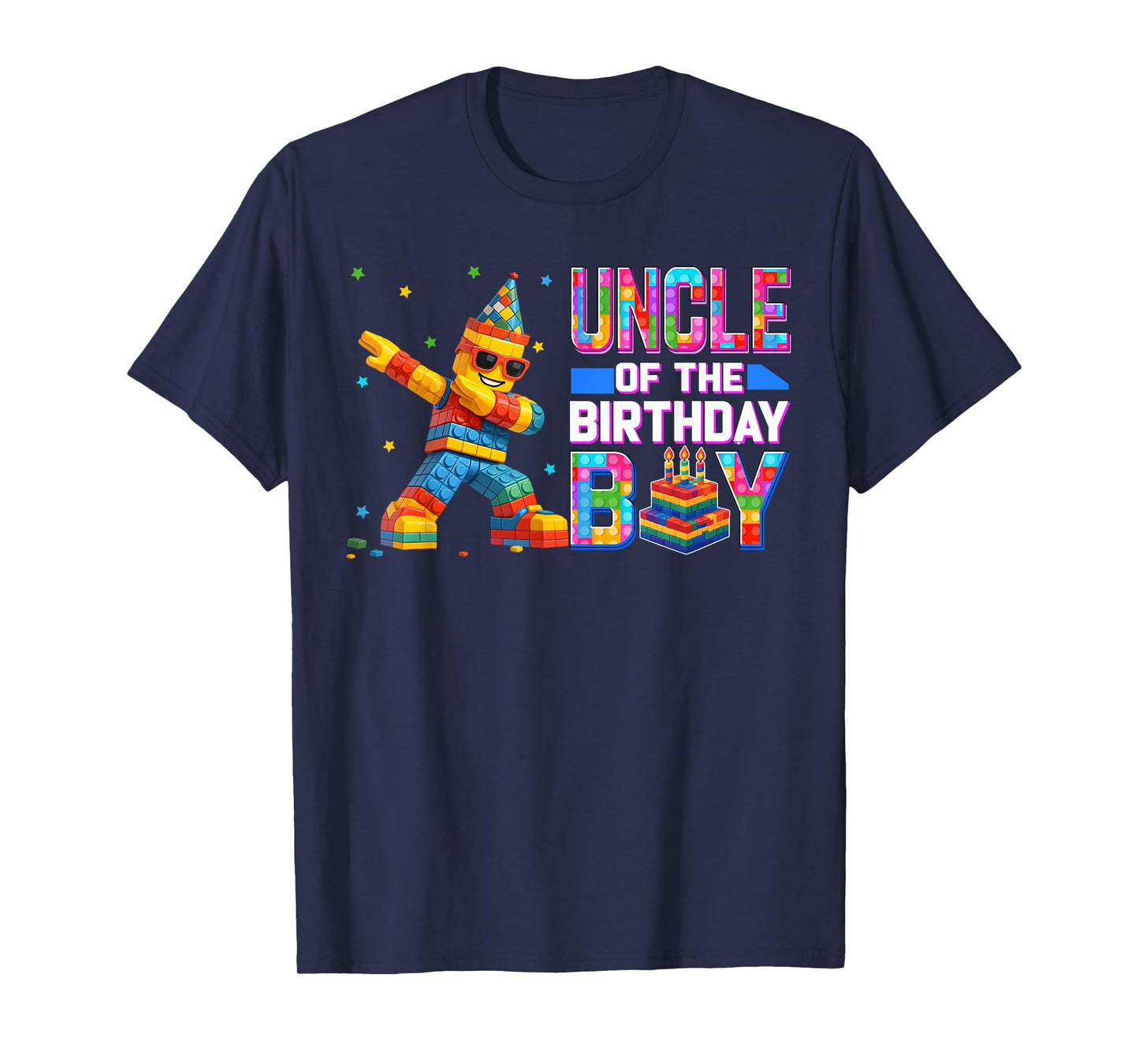 Uncle Of The Birthday Boy Family Matching Party T-Shirt