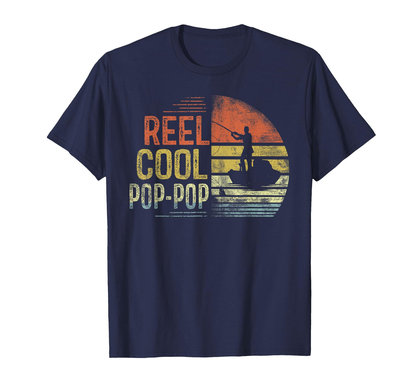 Reel Cool Pop-Pop Fishing Gifts Pop-Pop Birthday Vintage T-Shirt