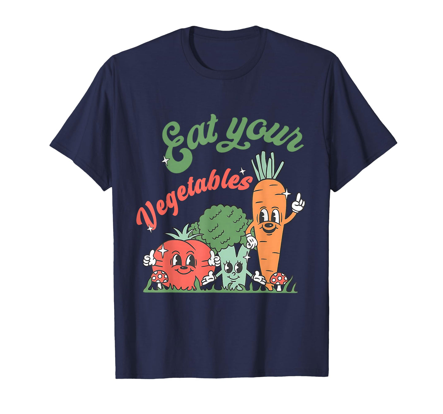 Eat Your Veggies Farmers Retro Market Vegetable Toddler Kids T-Shirt