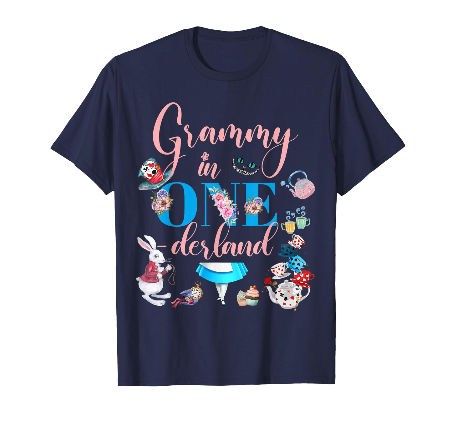 Alice in ONEderland Family Grammy Of The Birthday Girl T-Shirt