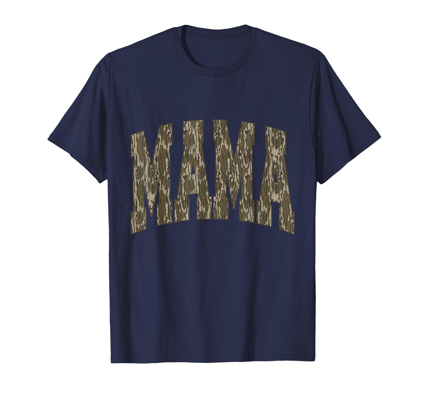 Retro Bottomland Camo Hunting Mama Old Camo Mom Mother's Day T-Shirt