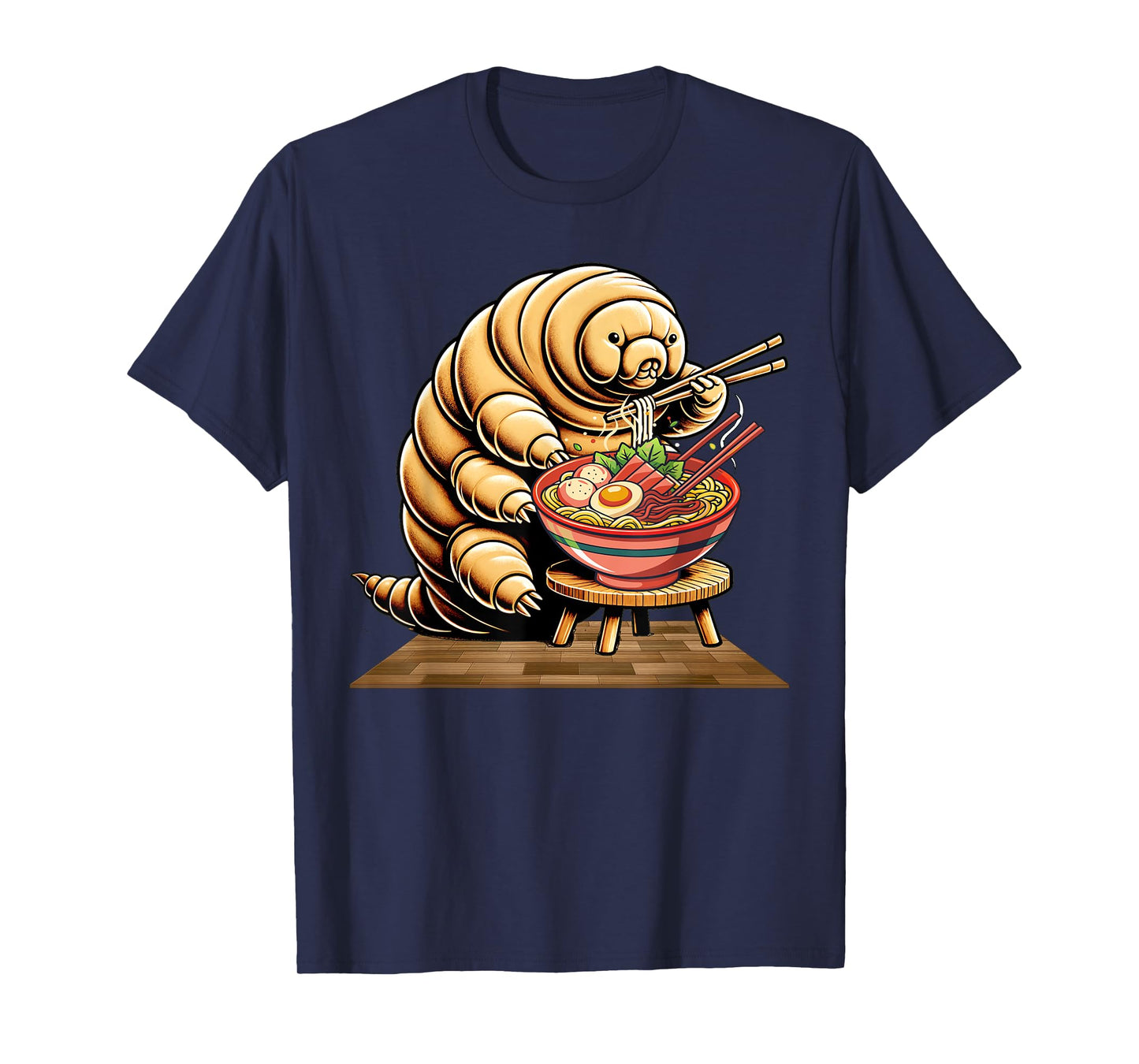 Funny Japanese Kawaii Ramen Noodles Water Bear Tardigrade T-Shirt